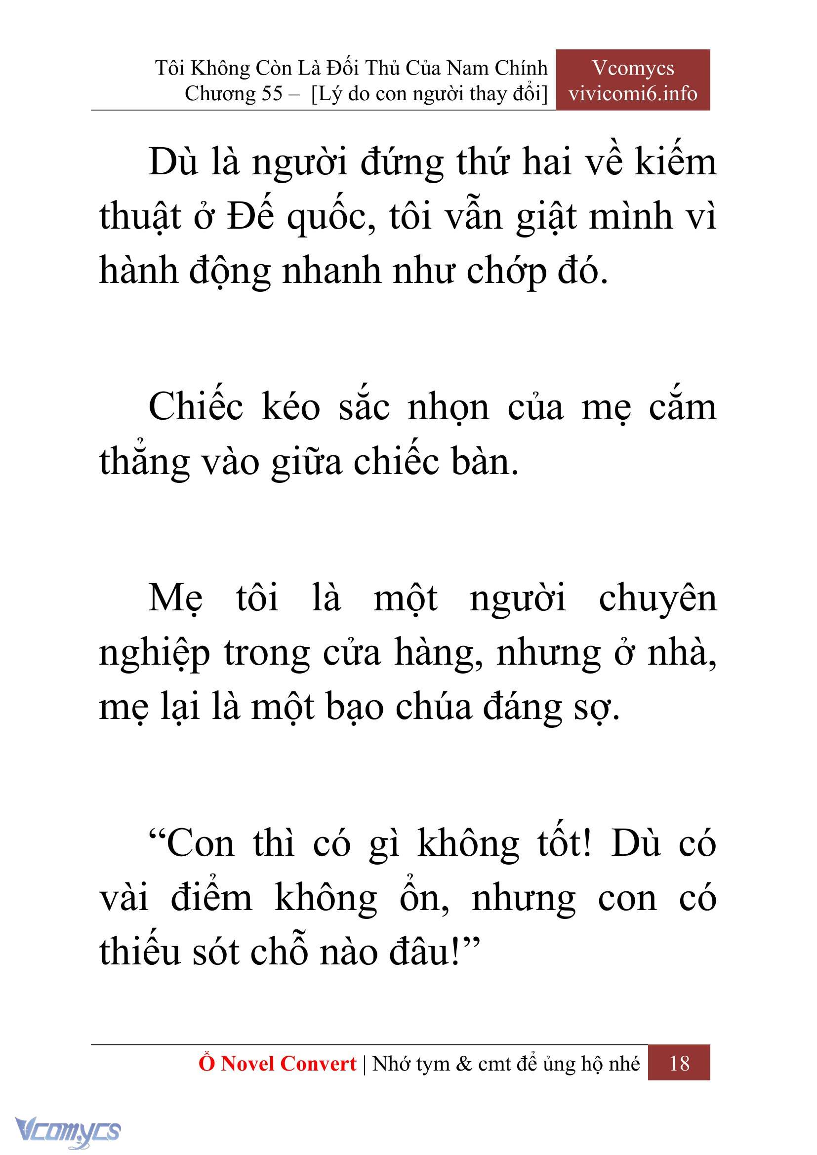 [Novel] Tôi Không Còn Là Đối Thủ Của Nam Chính Chapter  55 - 20