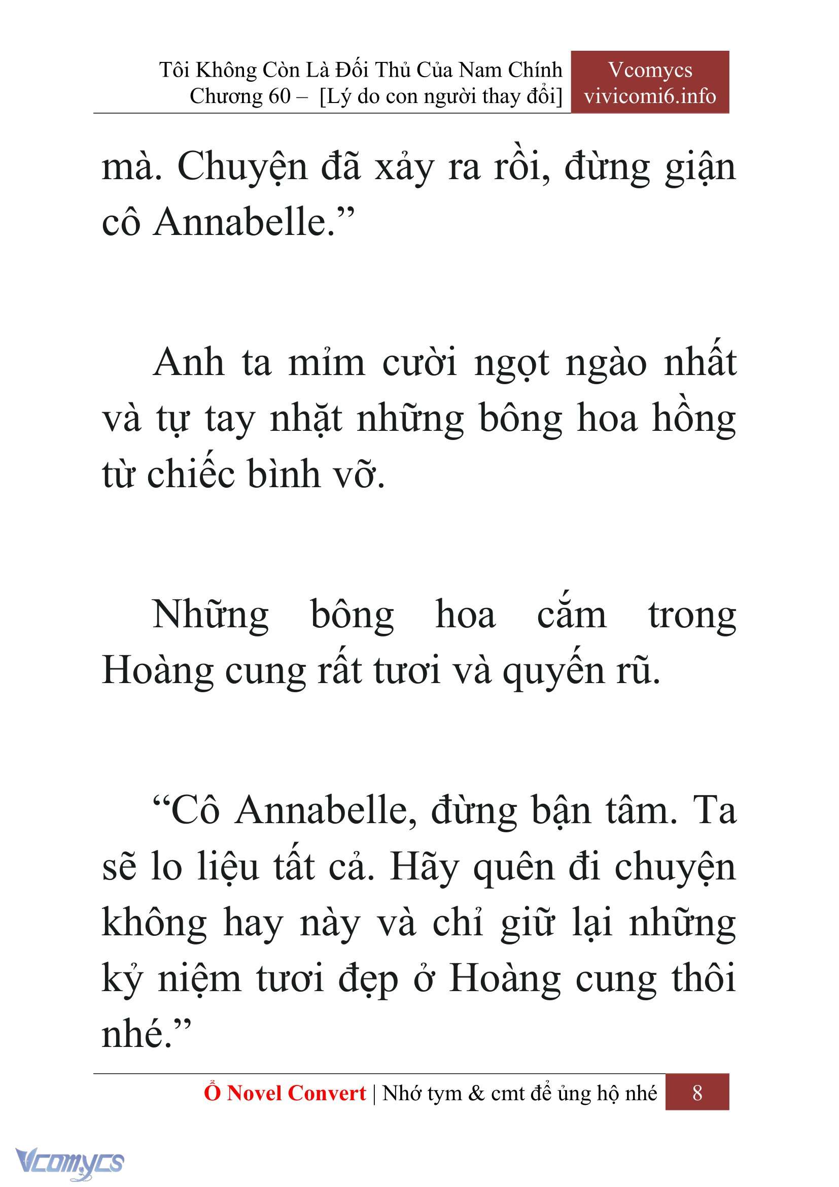 [Novel] Tôi Không Còn Là Đối Thủ Của Nam Chính Chapter  60 - 10