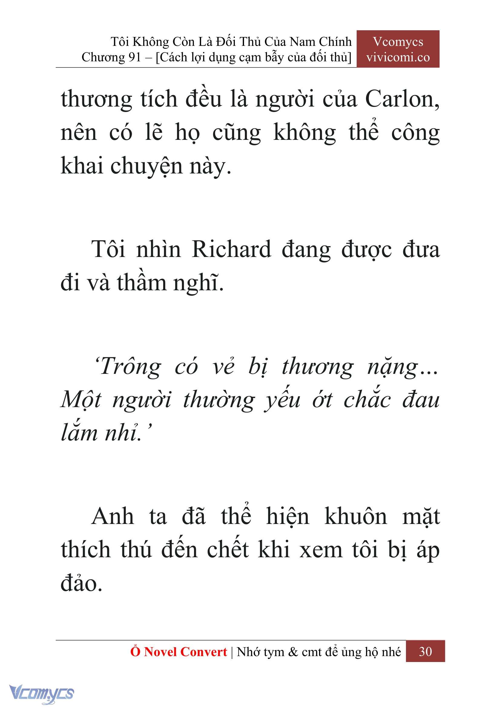 [Novel] Tôi Không Còn Là Đối Thủ Của Nam Chính Chapter  91 - 32