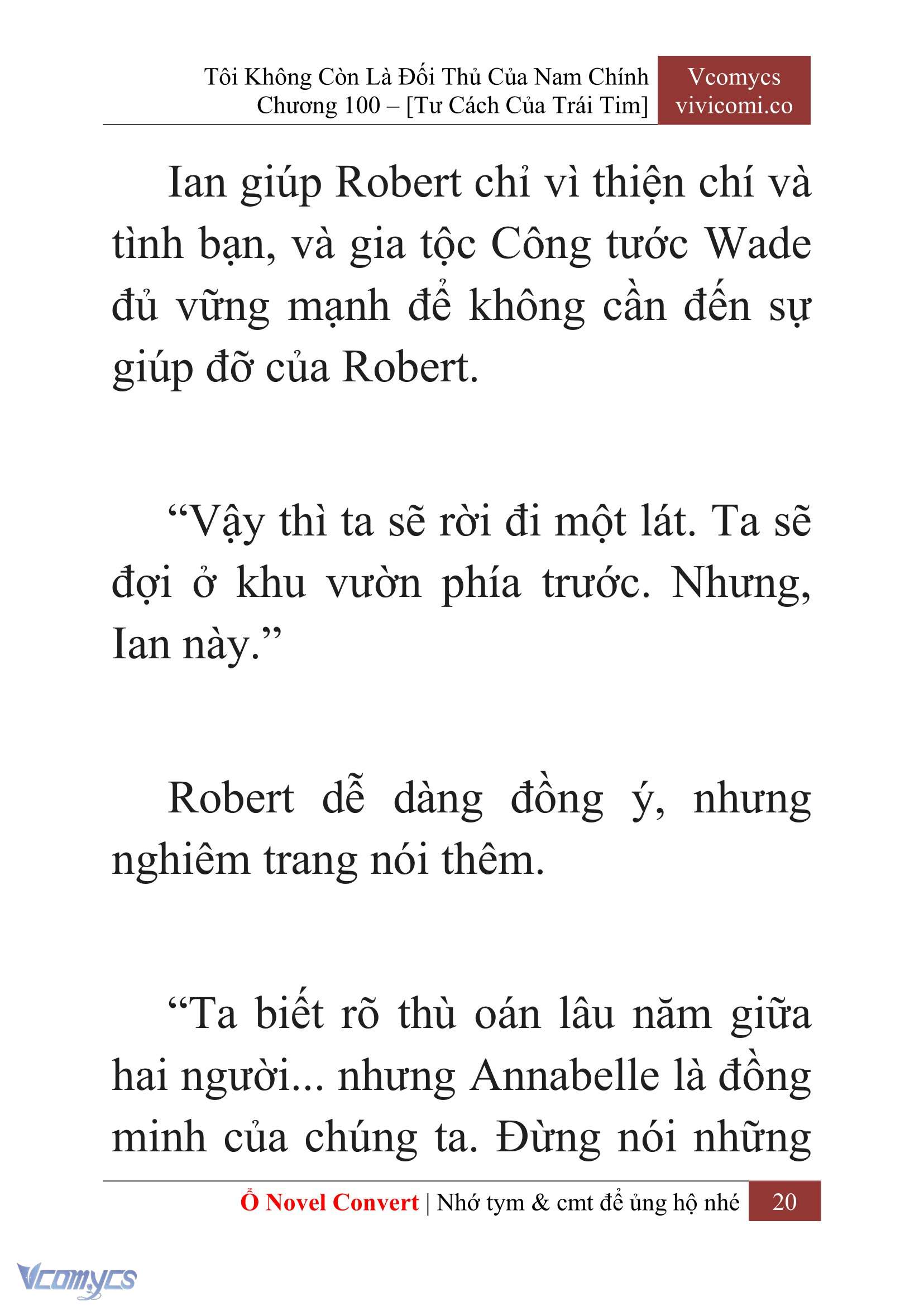 [Novel] Tôi Không Còn Là Đối Thủ Của Nam Chính Chapter  100 - 22