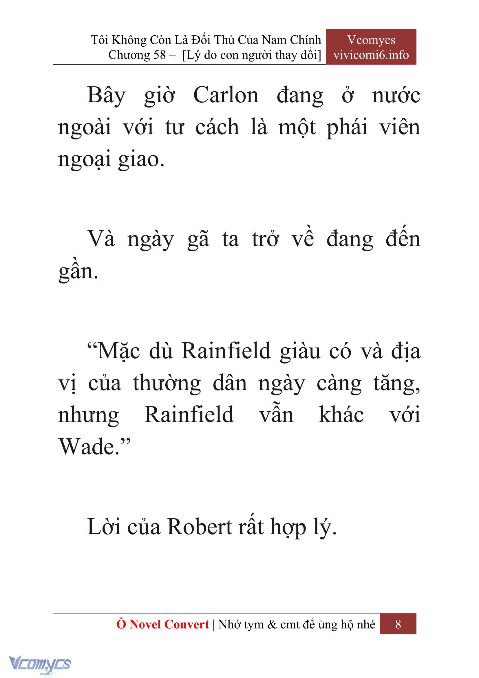 [Novel] Tôi Không Còn Là Đối Thủ Của Nam Chính Chapter  58 - 10
