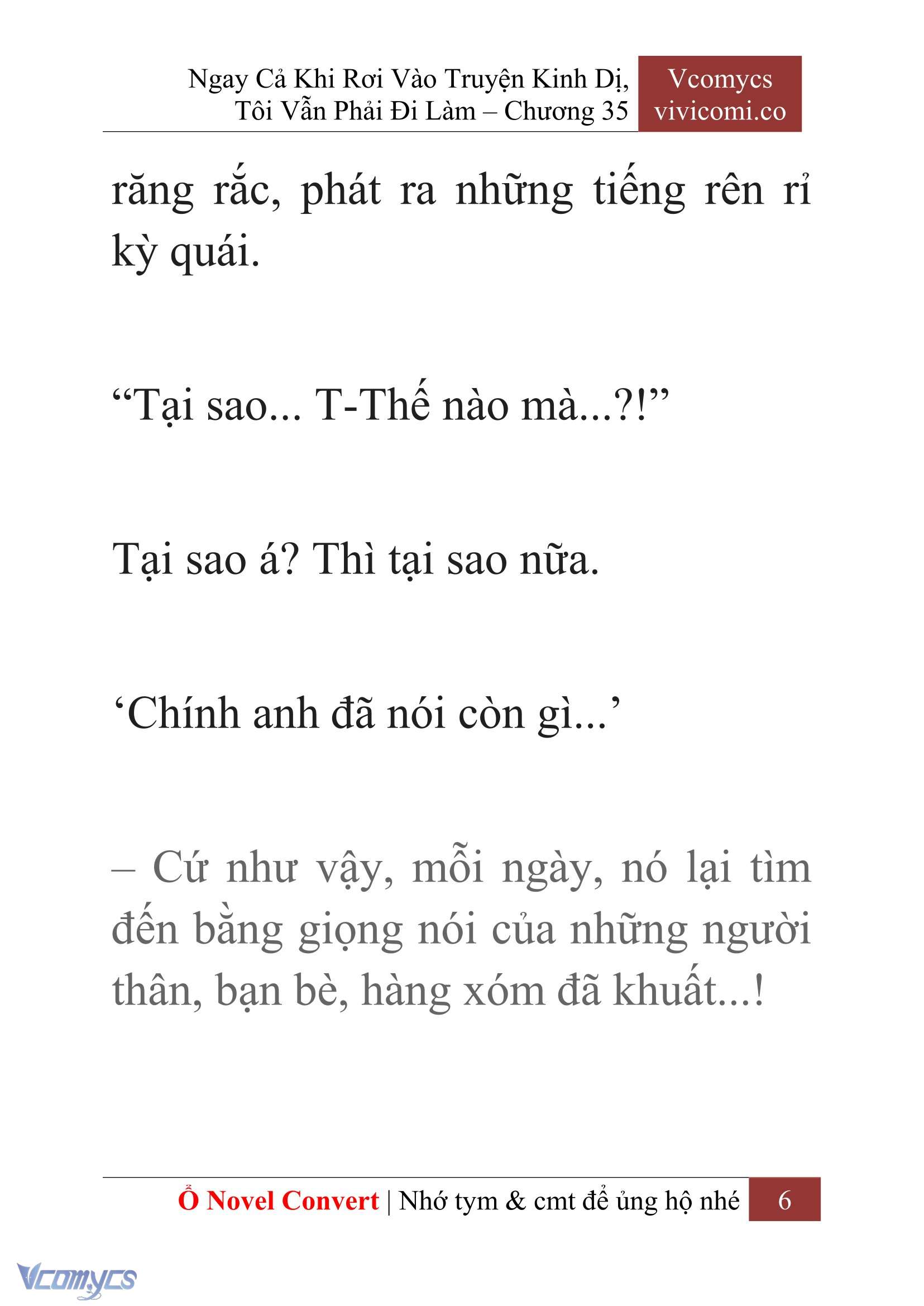 [Novel] Ngay Cả Khi Rơi Vào Truyện Kinh Dị, Tôi Vẫn Phải Đi Làm Chapter  35 - 8