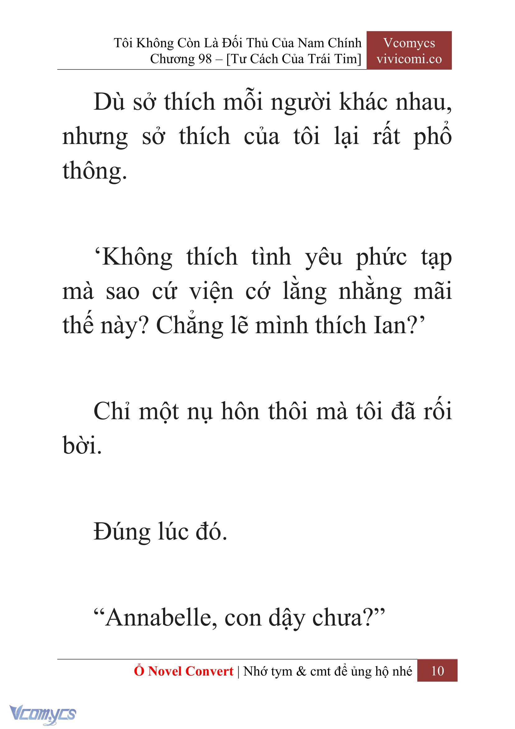 [Novel] Tôi Không Còn Là Đối Thủ Của Nam Chính Chapter  98 - 12