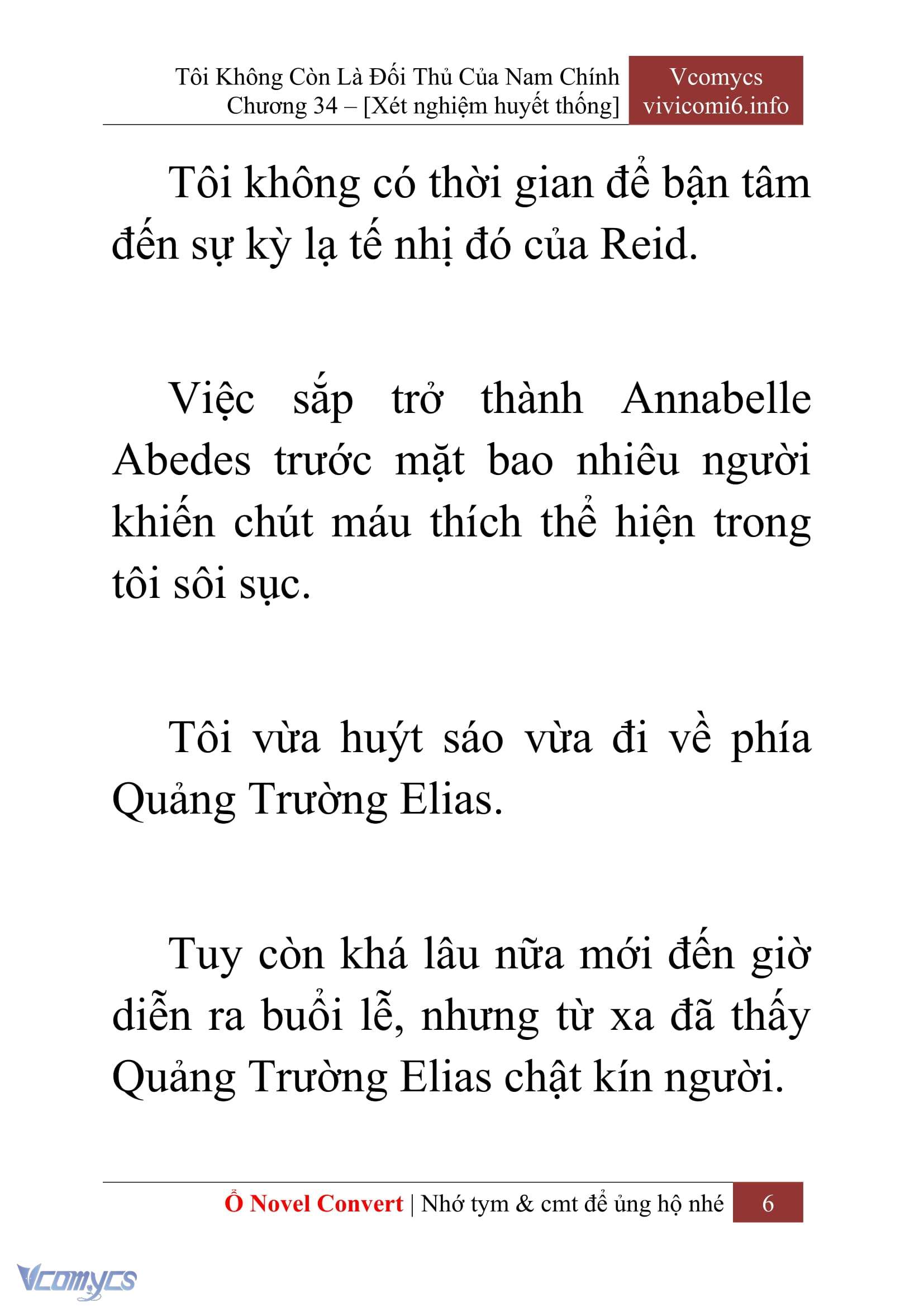 [Novel] Tôi Không Còn Là Đối Thủ Của Nam Chính Chapter  34 - 8