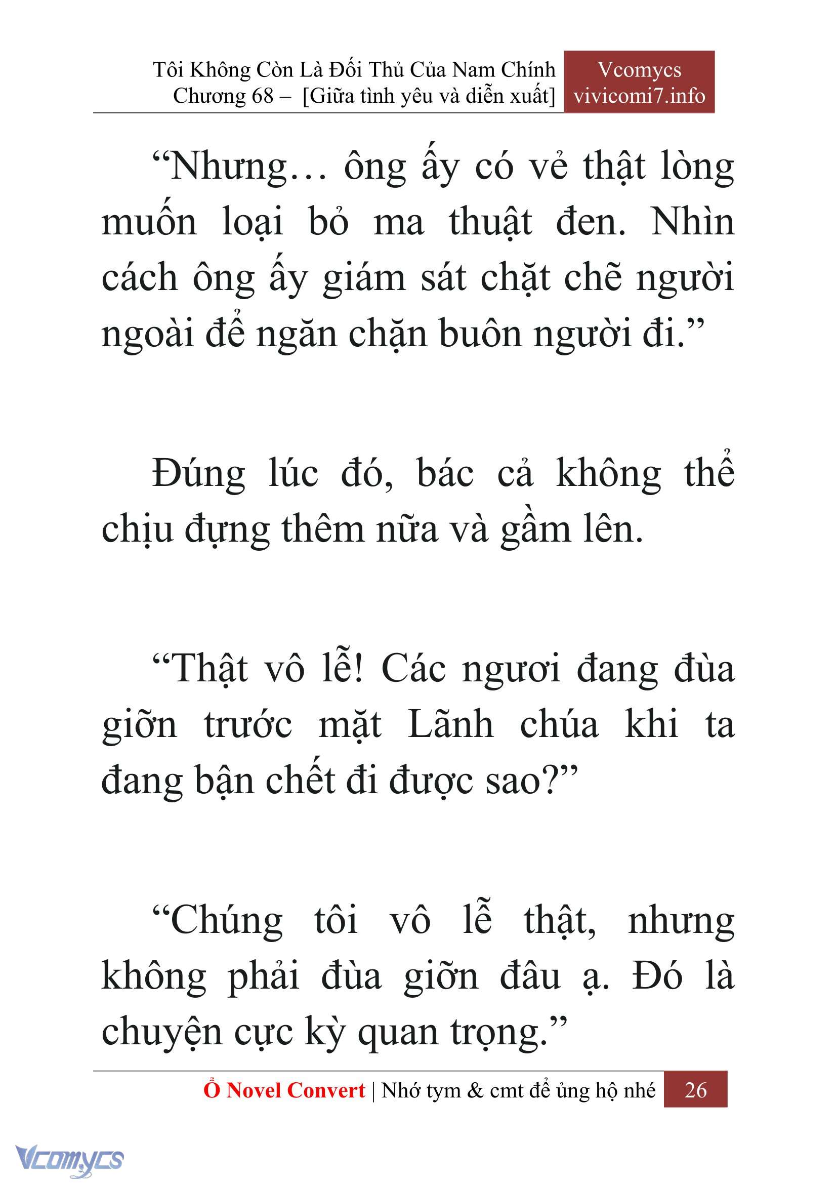 [Novel] Tôi Không Còn Là Đối Thủ Của Nam Chính Chapter  68 - 28