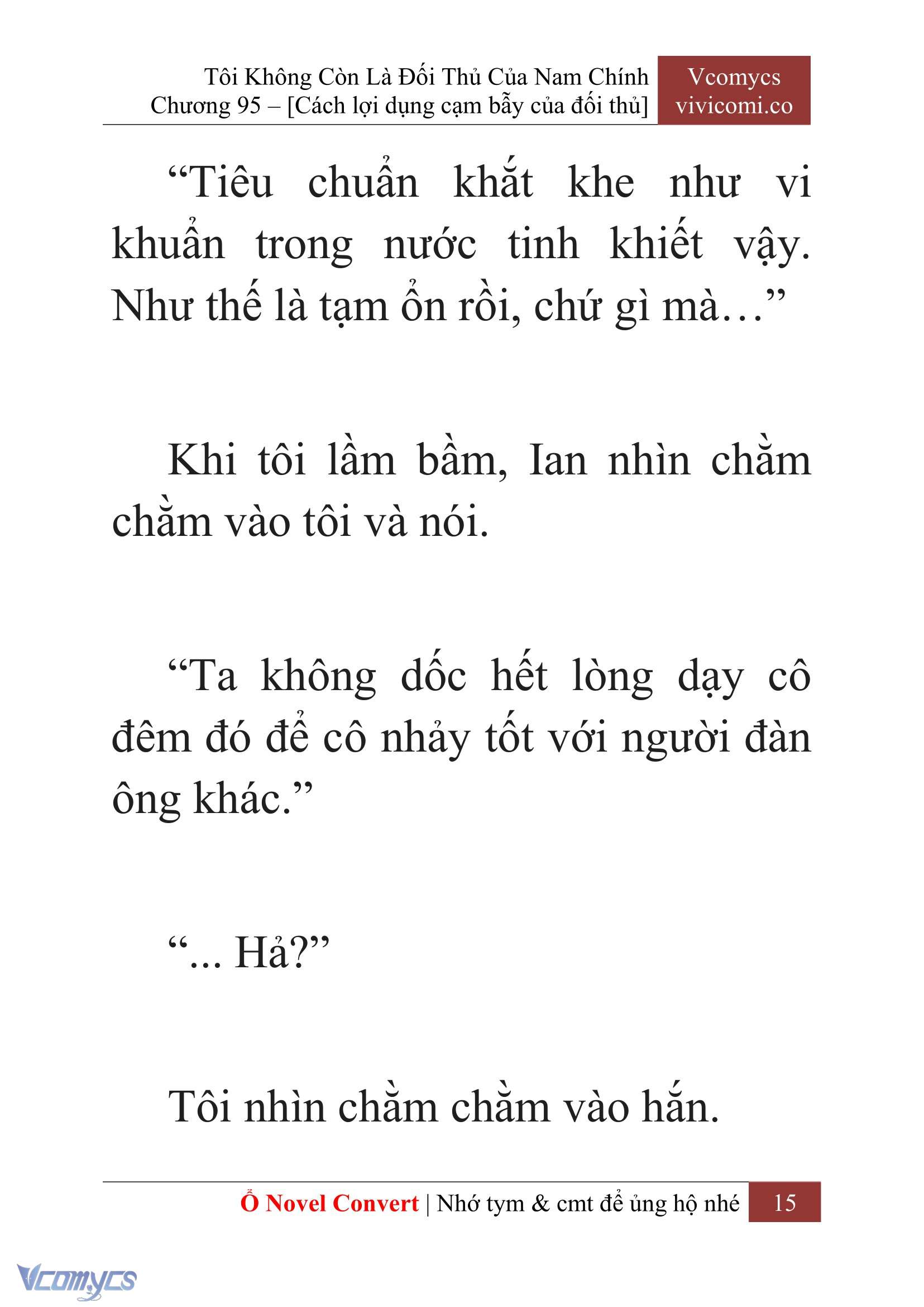 [Novel] Tôi Không Còn Là Đối Thủ Của Nam Chính Chapter  95 - 17