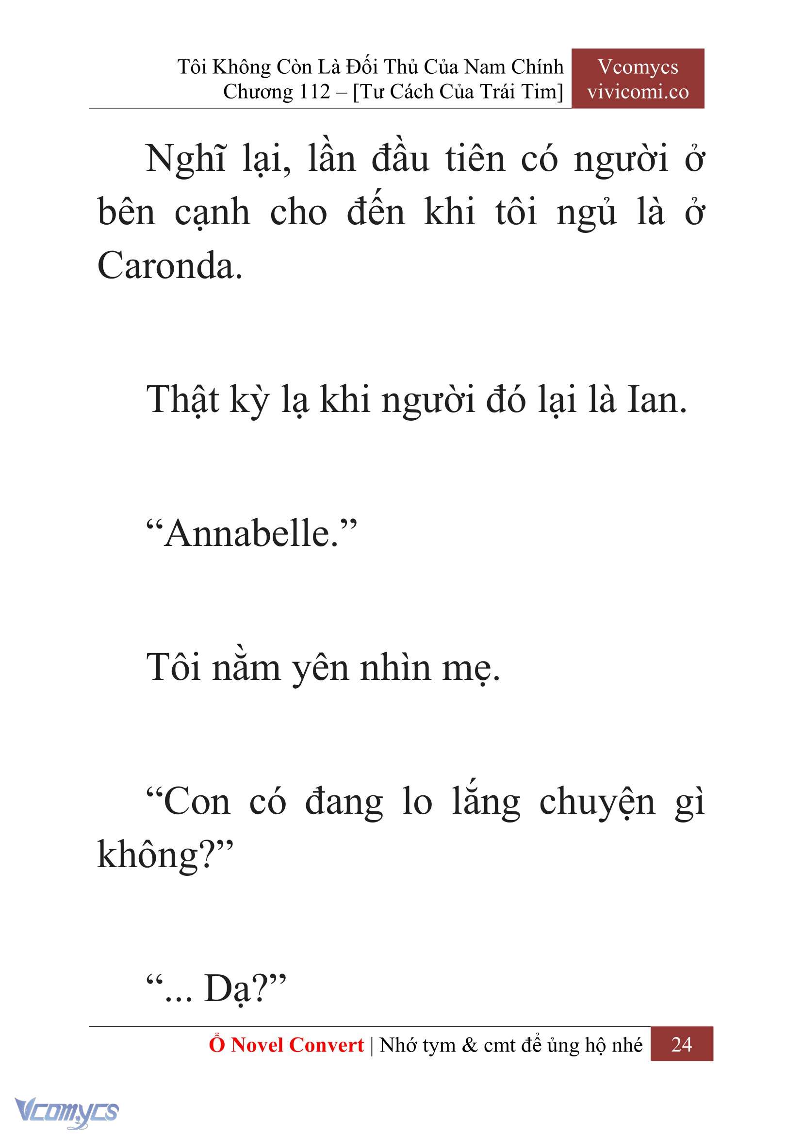 [Novel] Tôi Không Còn Là Đối Thủ Của Nam Chính Chapter  112 - 26