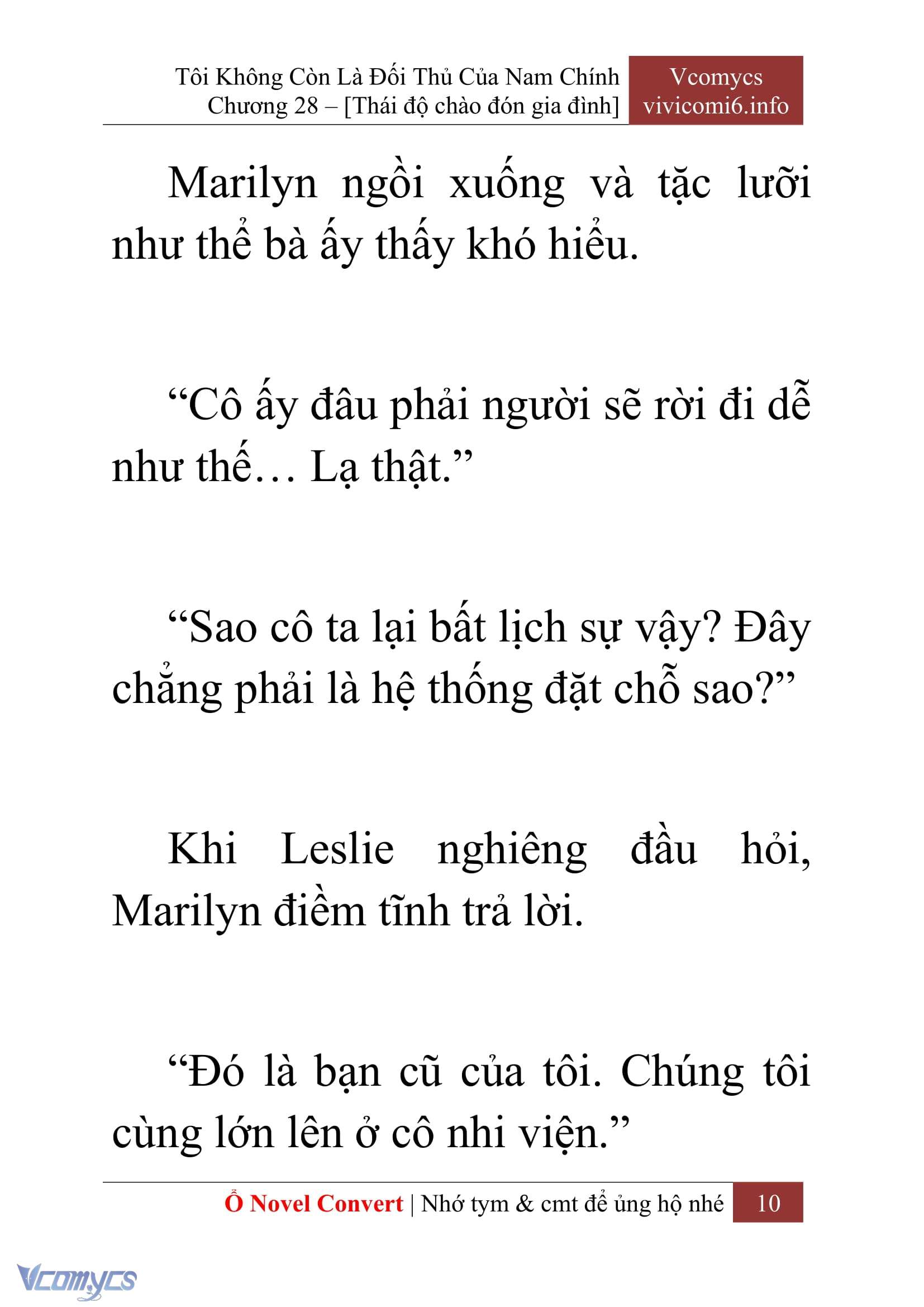 [Novel] Tôi Không Còn Là Đối Thủ Của Nam Chính Chapter  28 - 12