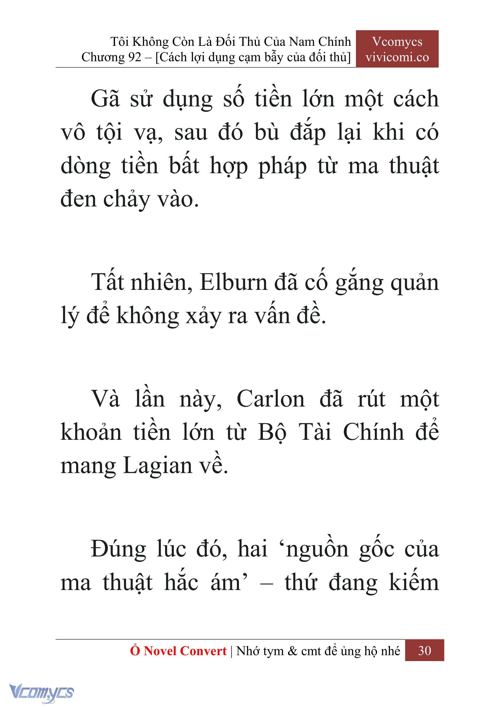 [Novel] Tôi Không Còn Là Đối Thủ Của Nam Chính Chapter  92 - 32