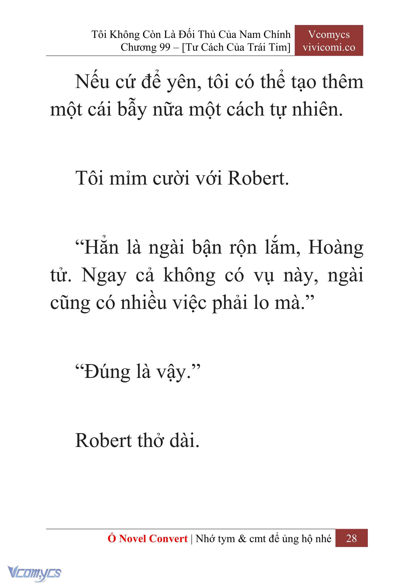 [Novel] Tôi Không Còn Là Đối Thủ Của Nam Chính Chapter  99 - 30