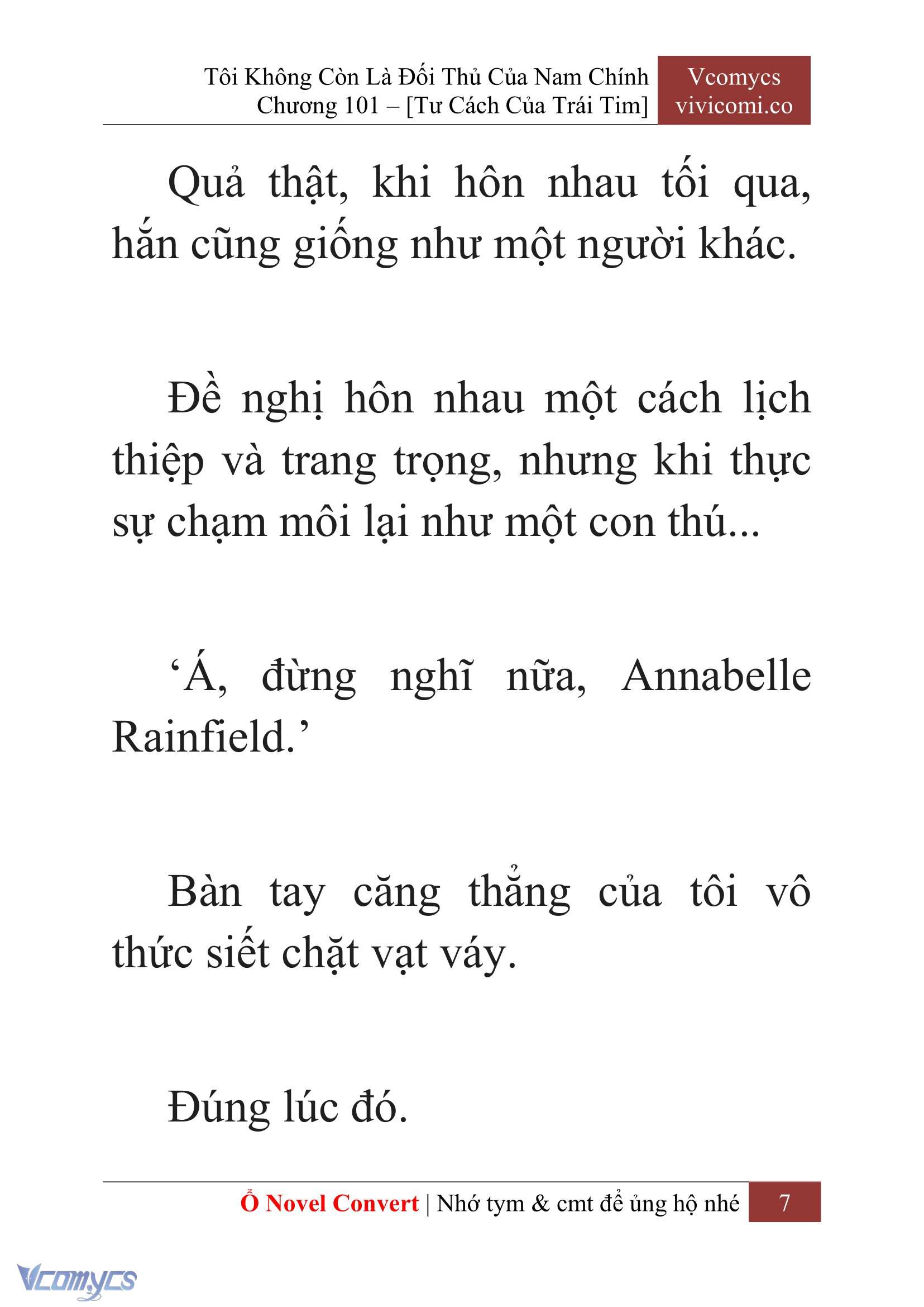 [Novel] Tôi Không Còn Là Đối Thủ Của Nam Chính Chapter  101 - 9