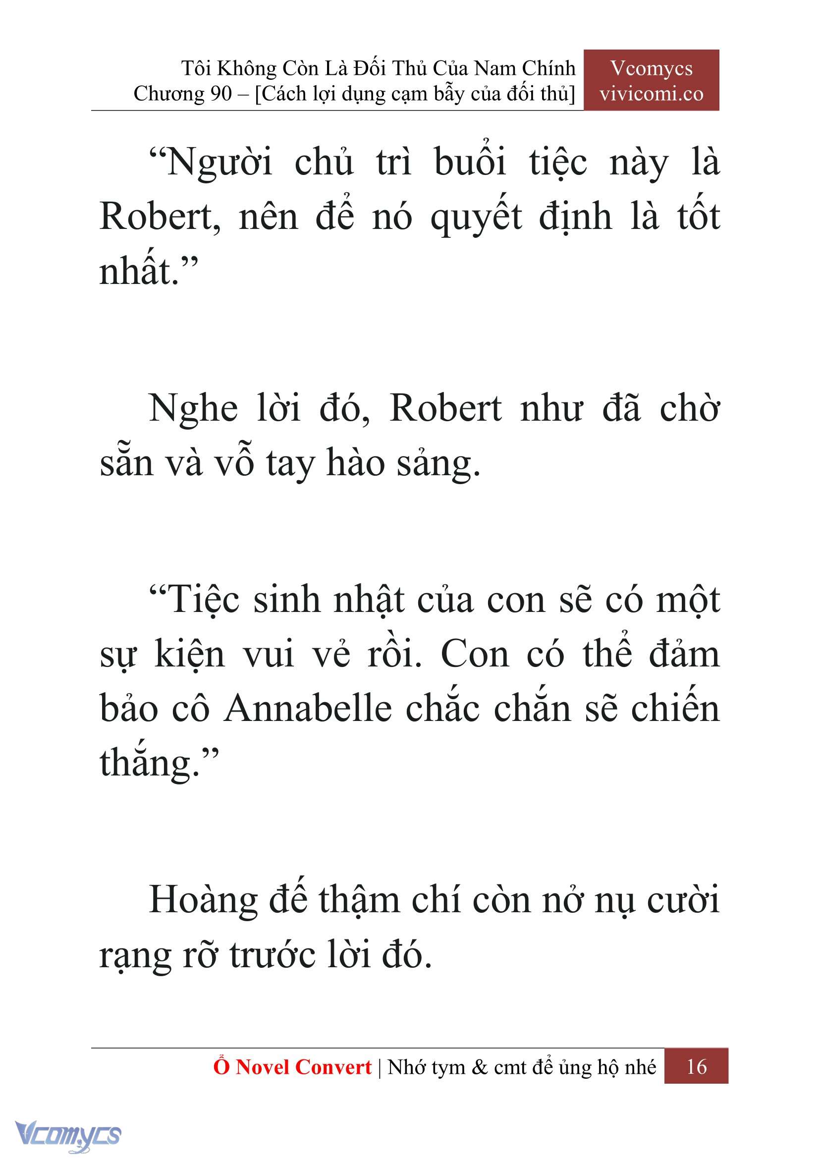 [Novel] Tôi Không Còn Là Đối Thủ Của Nam Chính Chapter  90 - 18