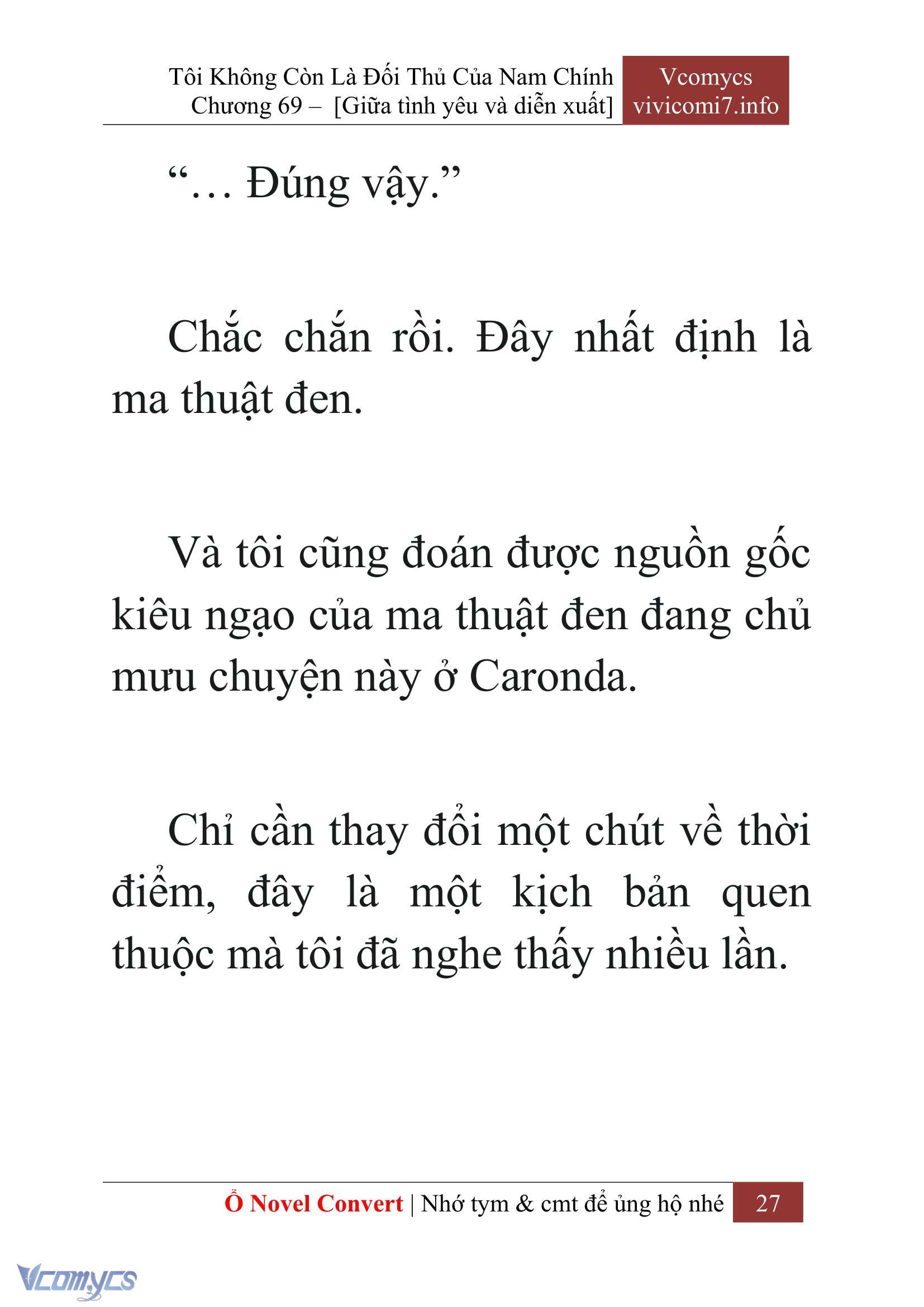 [Novel] Tôi Không Còn Là Đối Thủ Của Nam Chính Chapter  69 - 29