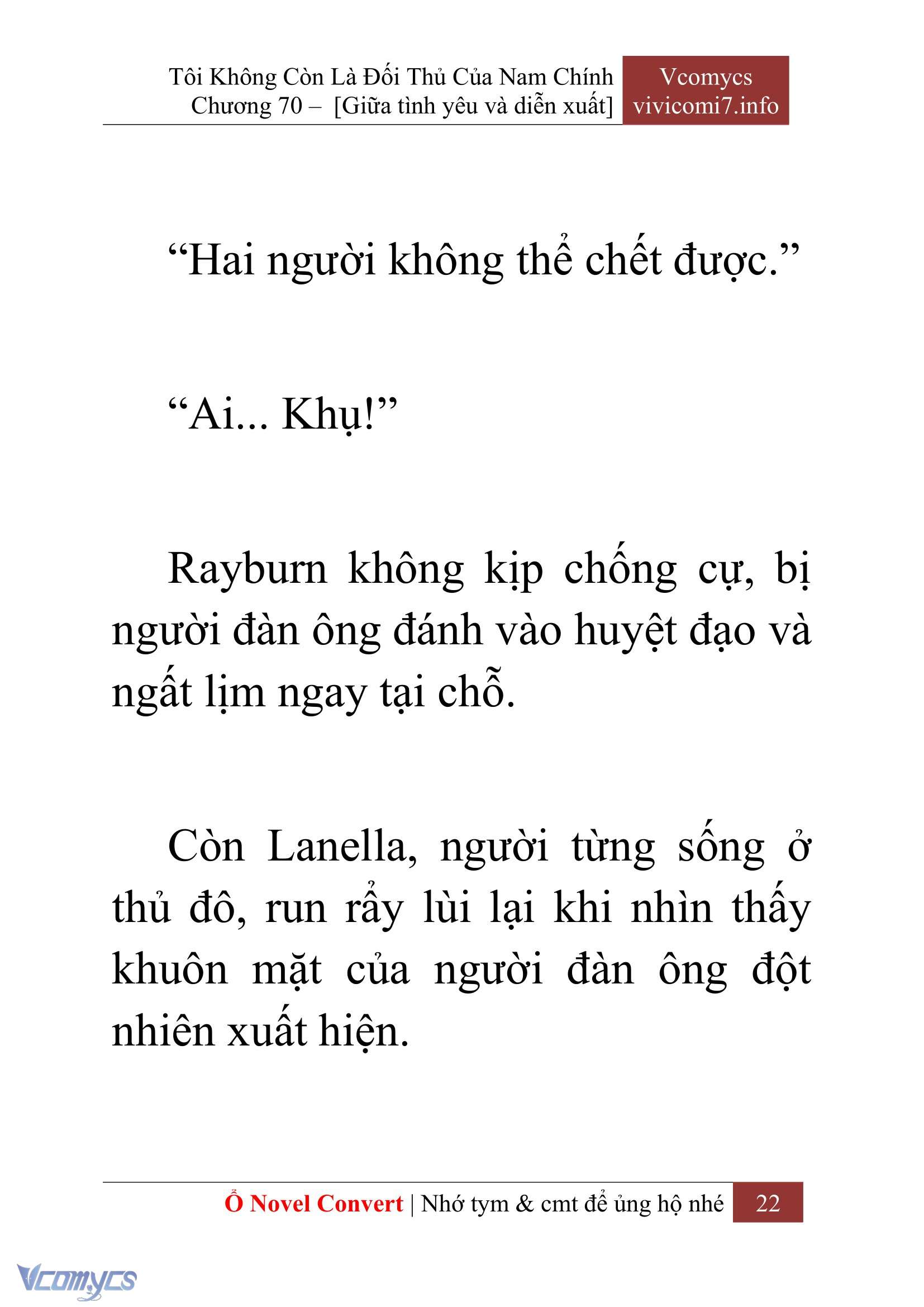 [Novel] Tôi Không Còn Là Đối Thủ Của Nam Chính Chapter  70 - 24