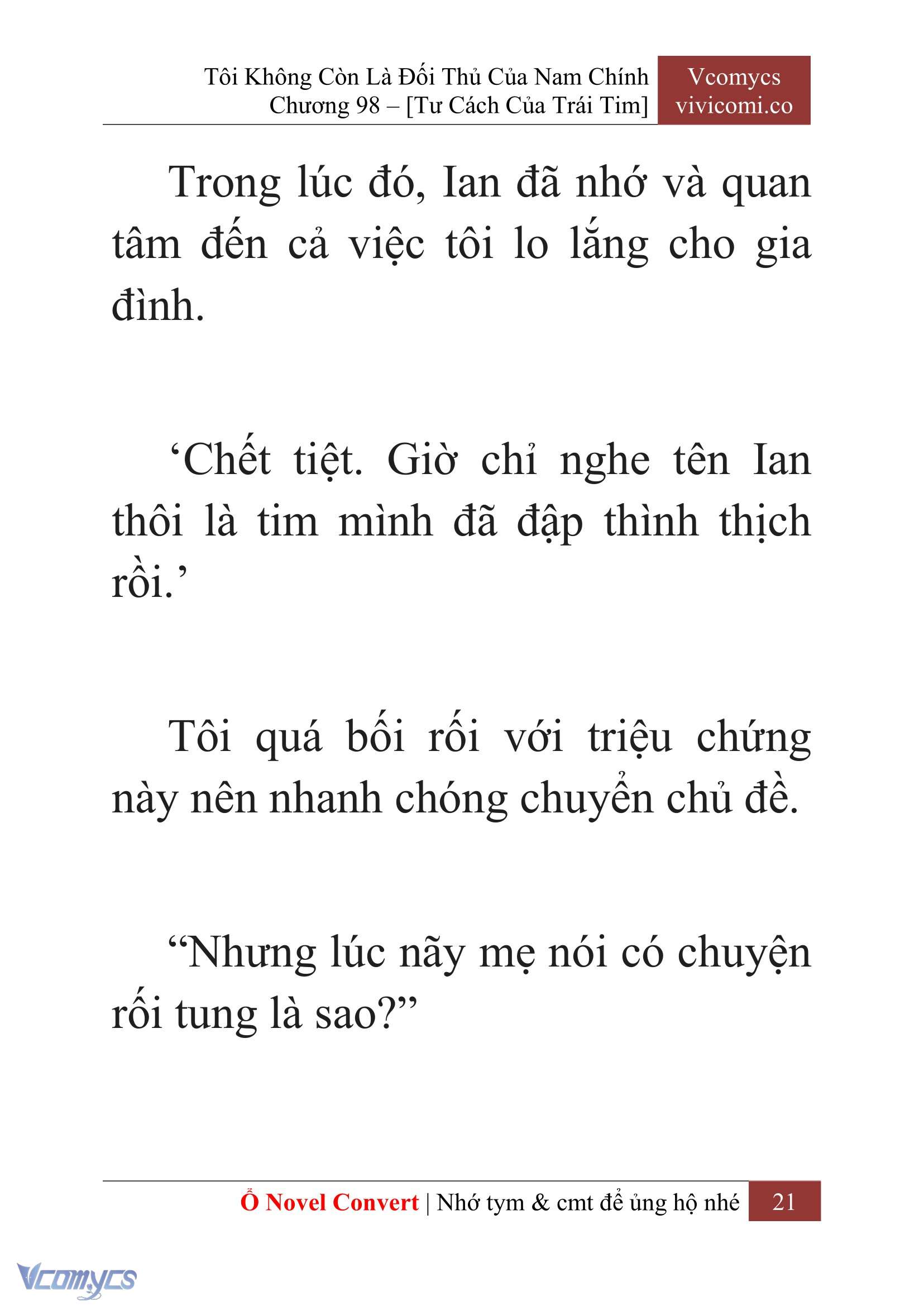 [Novel] Tôi Không Còn Là Đối Thủ Của Nam Chính Chapter  98 - 23