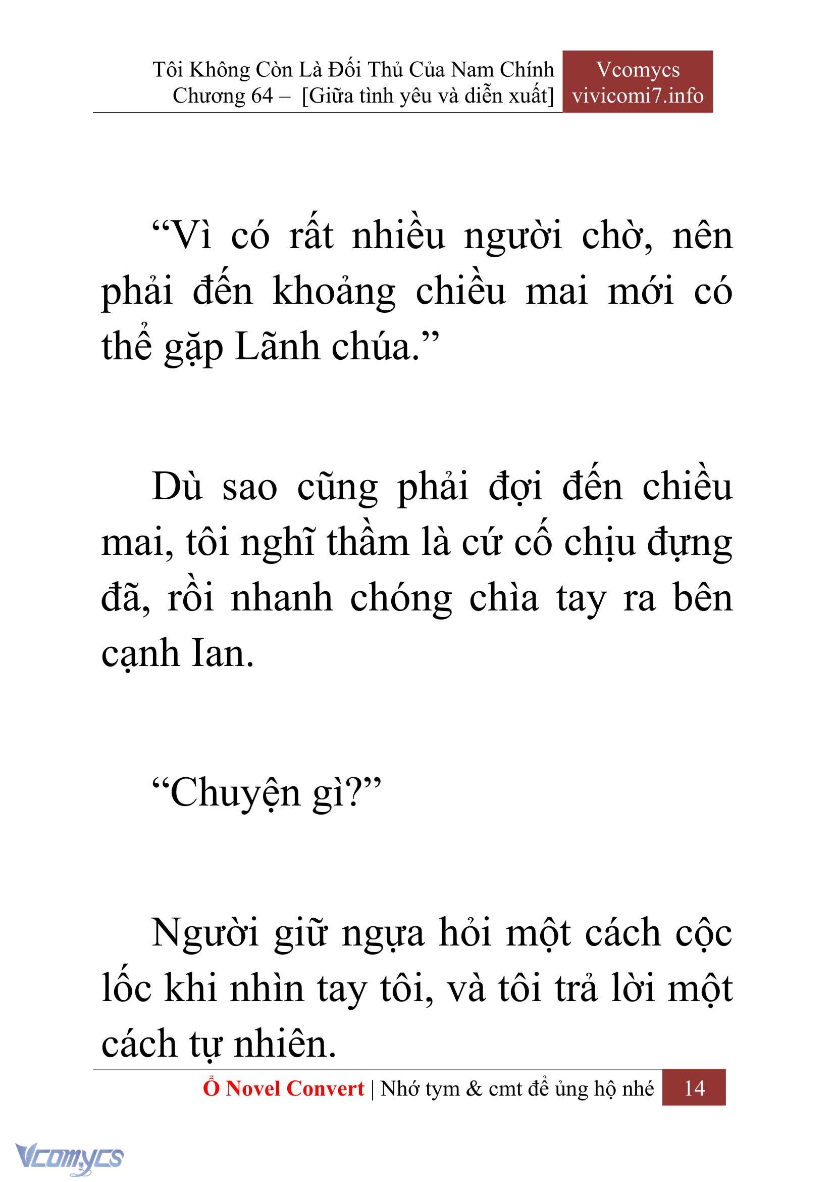 [Novel] Tôi Không Còn Là Đối Thủ Của Nam Chính Chapter  64 - 16