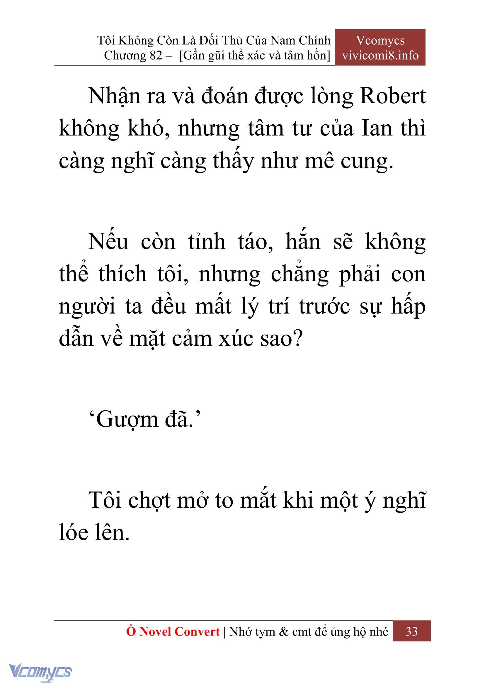[Novel] Tôi Không Còn Là Đối Thủ Của Nam Chính Chapter  82 - 35