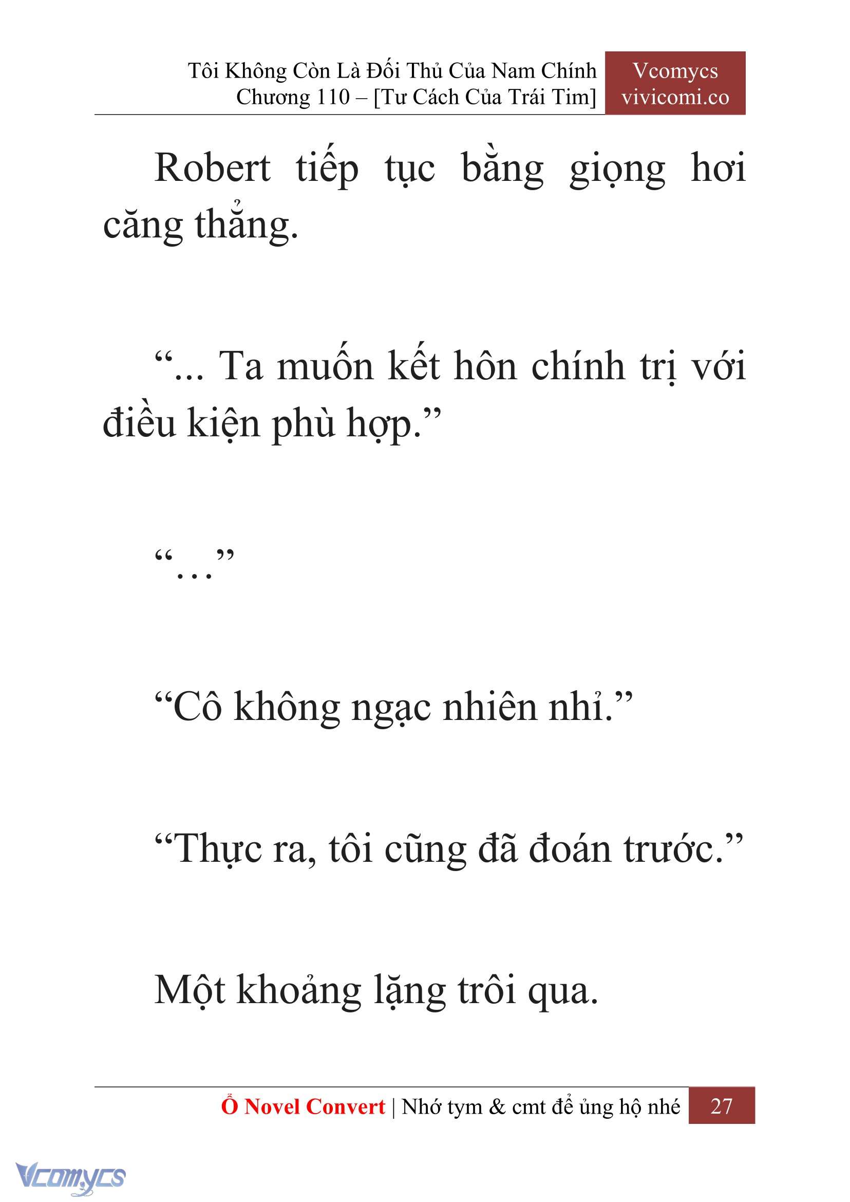 [Novel] Tôi Không Còn Là Đối Thủ Của Nam Chính Chapter  110 - 29