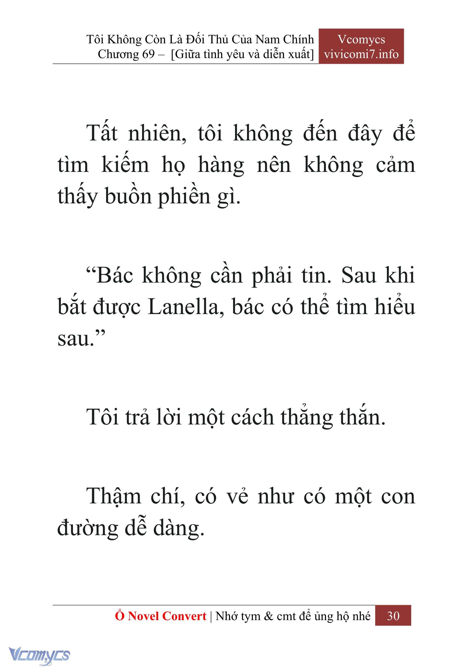 [Novel] Tôi Không Còn Là Đối Thủ Của Nam Chính Chapter  69 - 32