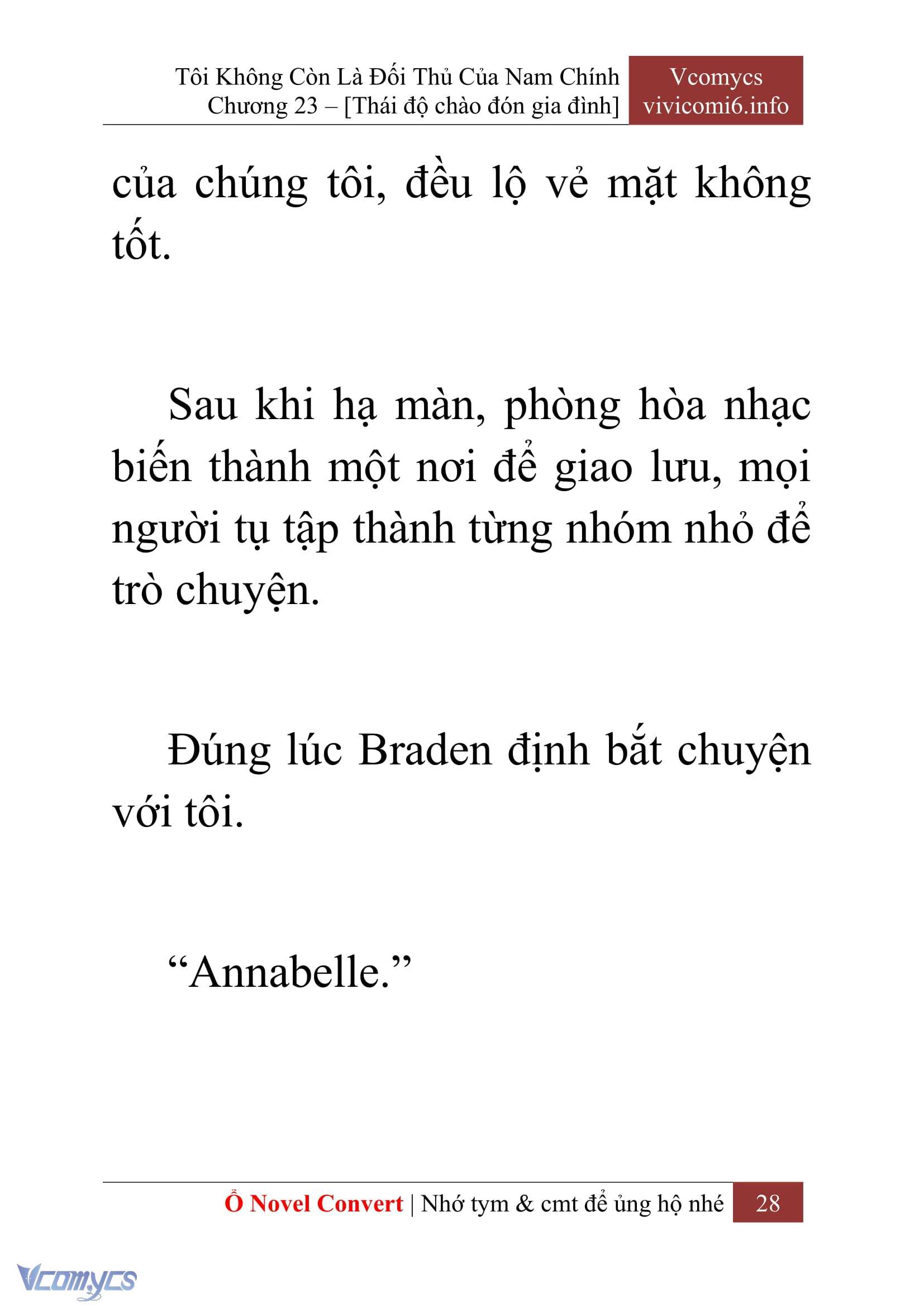 [Novel] Tôi Không Còn Là Đối Thủ Của Nam Chính Chapter  23 - 30