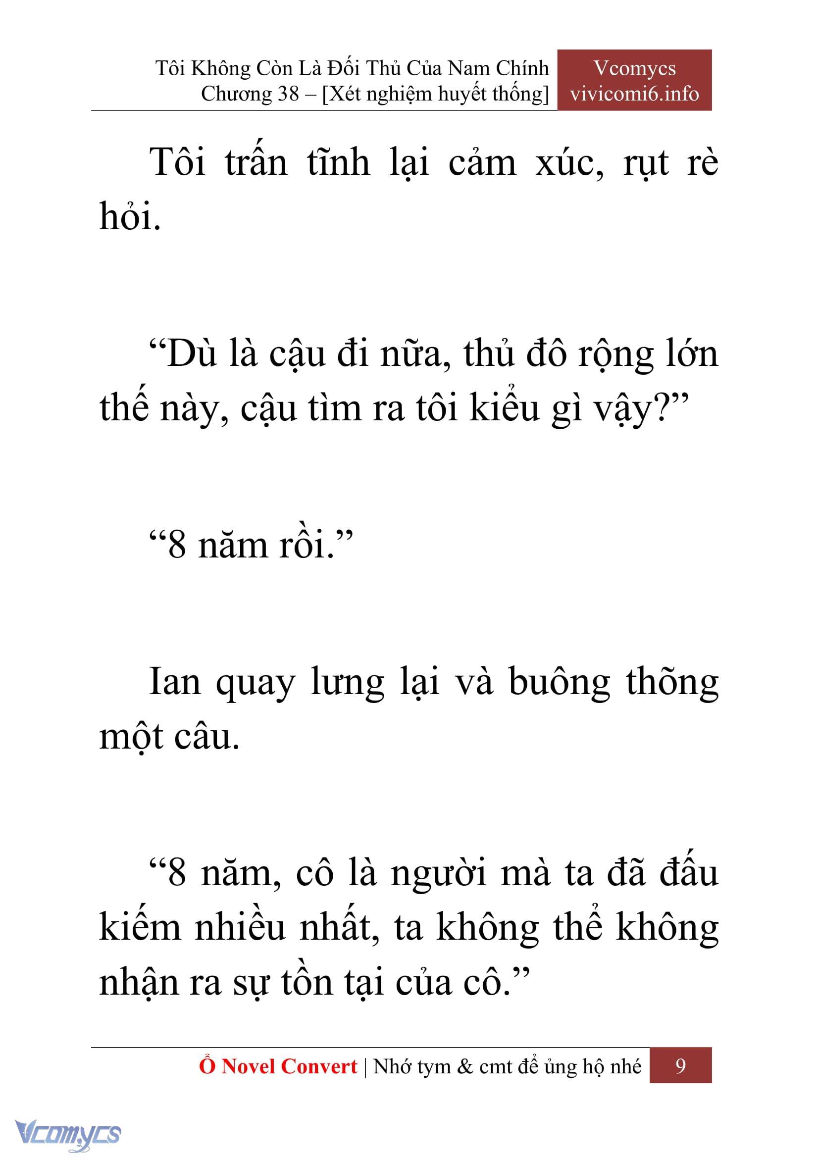 [Novel] Tôi Không Còn Là Đối Thủ Của Nam Chính Chapter  38 - 11