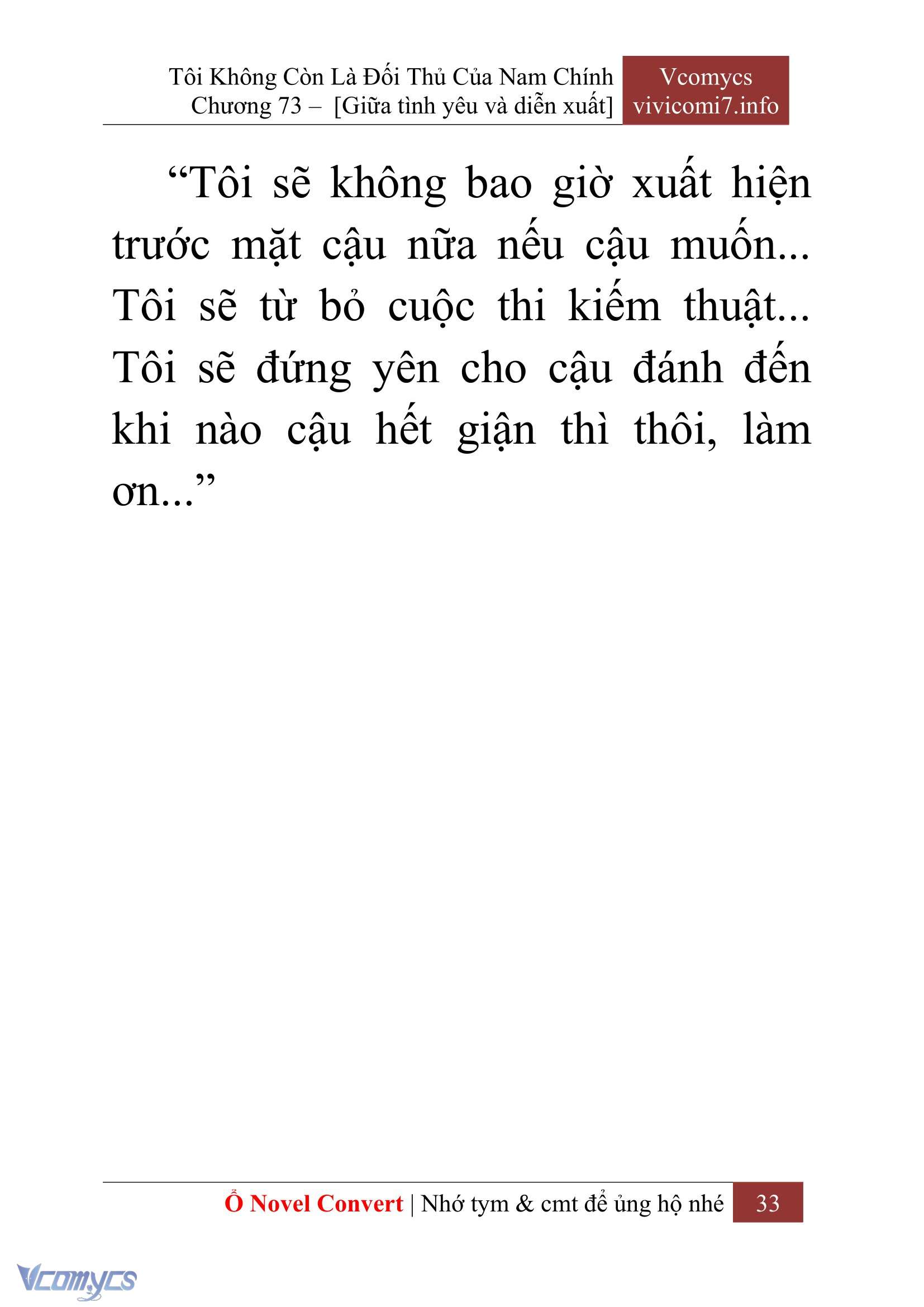 [Novel] Tôi Không Còn Là Đối Thủ Của Nam Chính Chapter  73 - 35