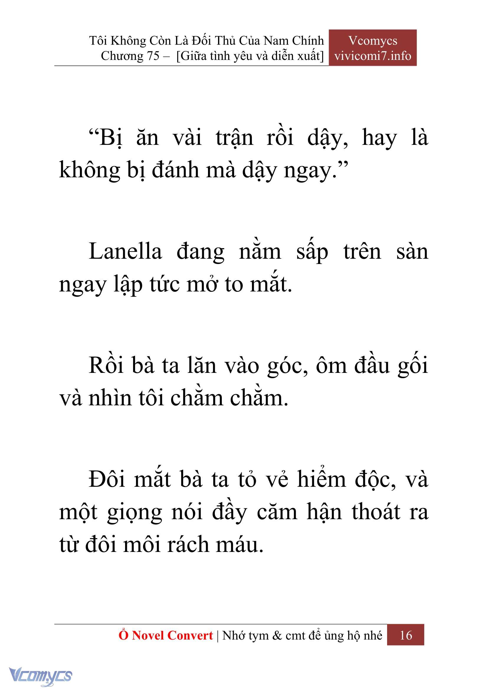[Novel] Tôi Không Còn Là Đối Thủ Của Nam Chính Chapter  75 - 18