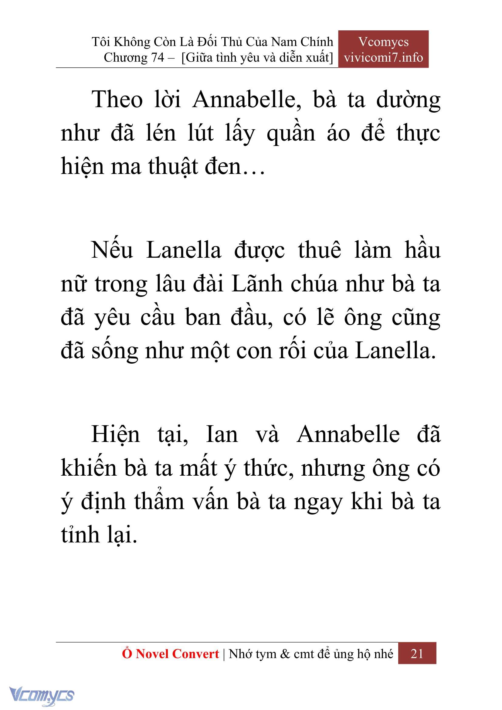 [Novel] Tôi Không Còn Là Đối Thủ Của Nam Chính Chapter  74 - 23