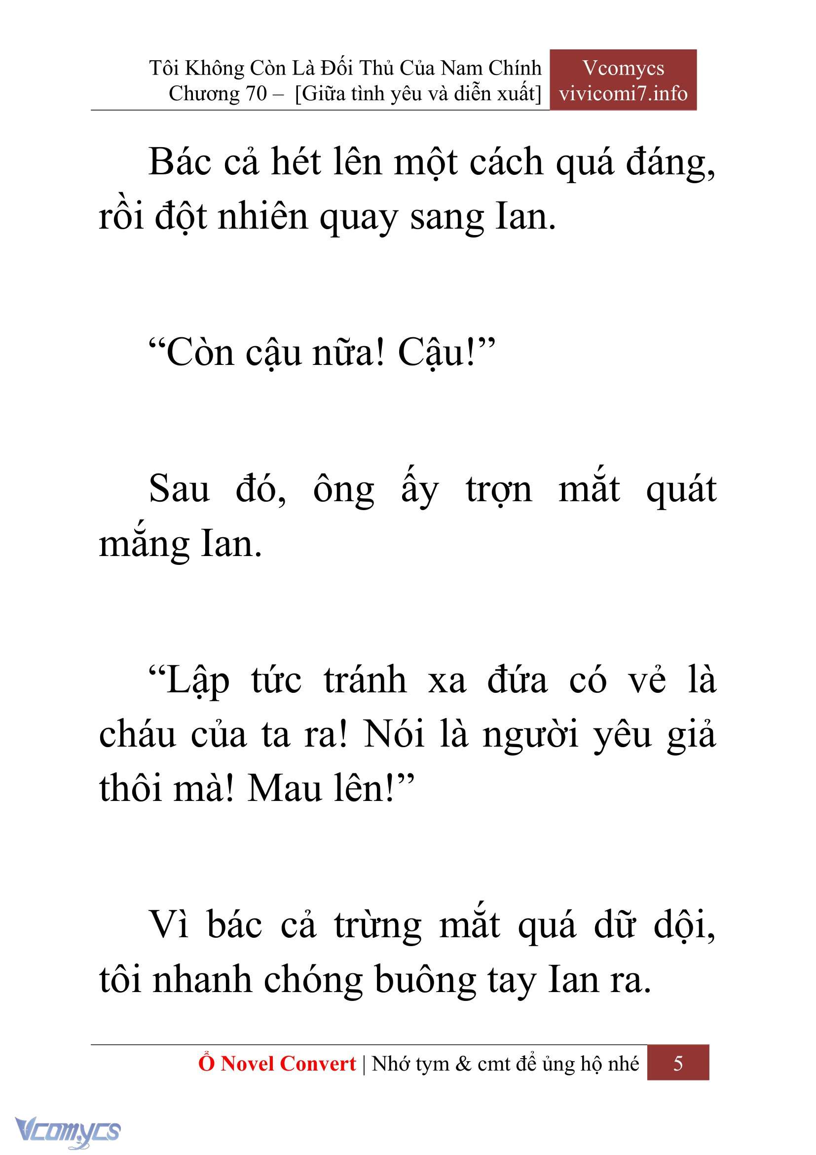 [Novel] Tôi Không Còn Là Đối Thủ Của Nam Chính Chapter  70 - 7
