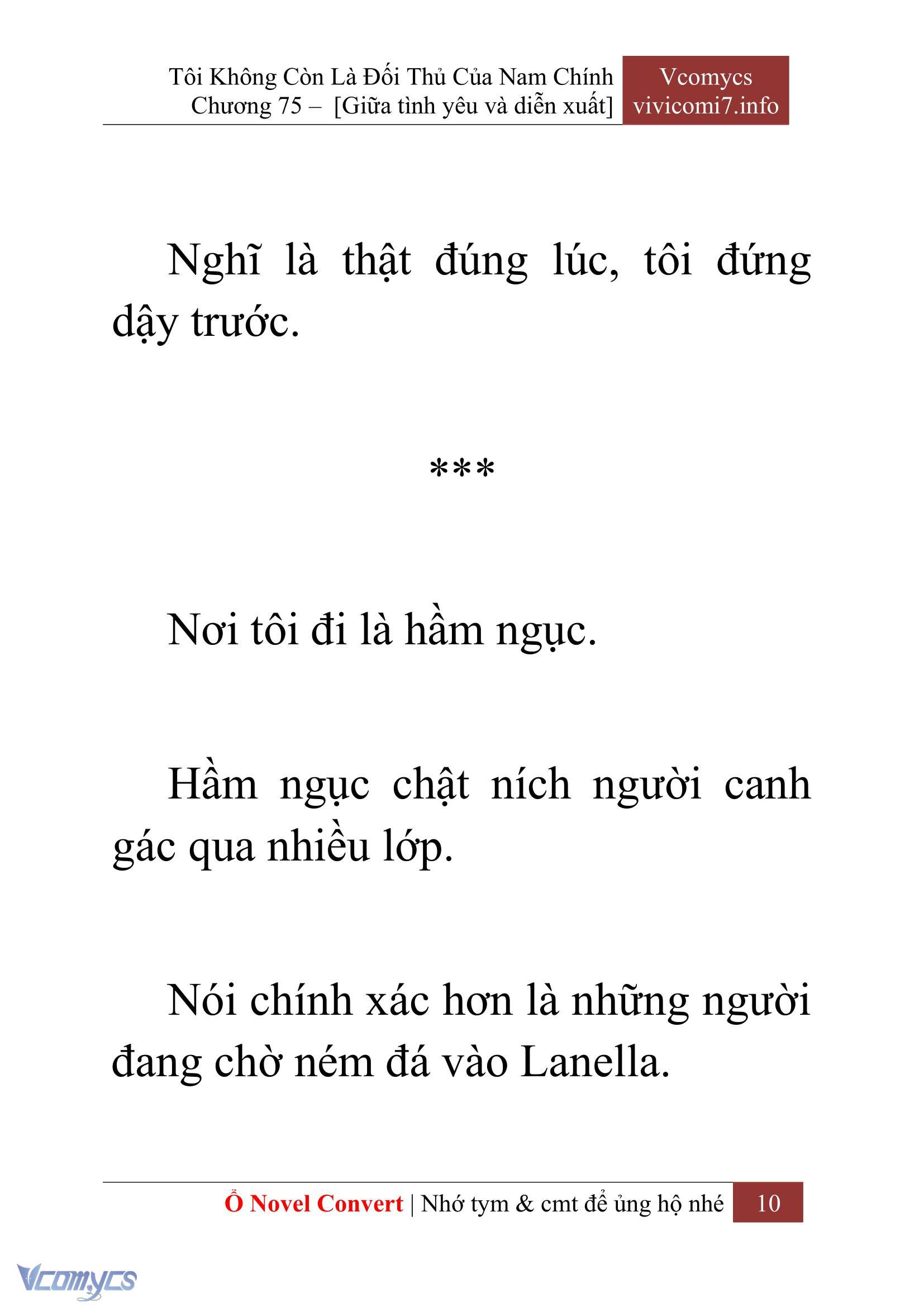[Novel] Tôi Không Còn Là Đối Thủ Của Nam Chính Chapter  75 - 12
