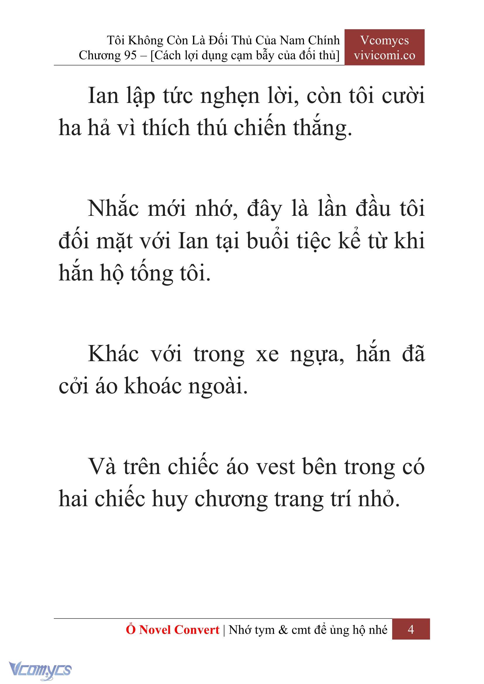 [Novel] Tôi Không Còn Là Đối Thủ Của Nam Chính Chapter  95 - 6