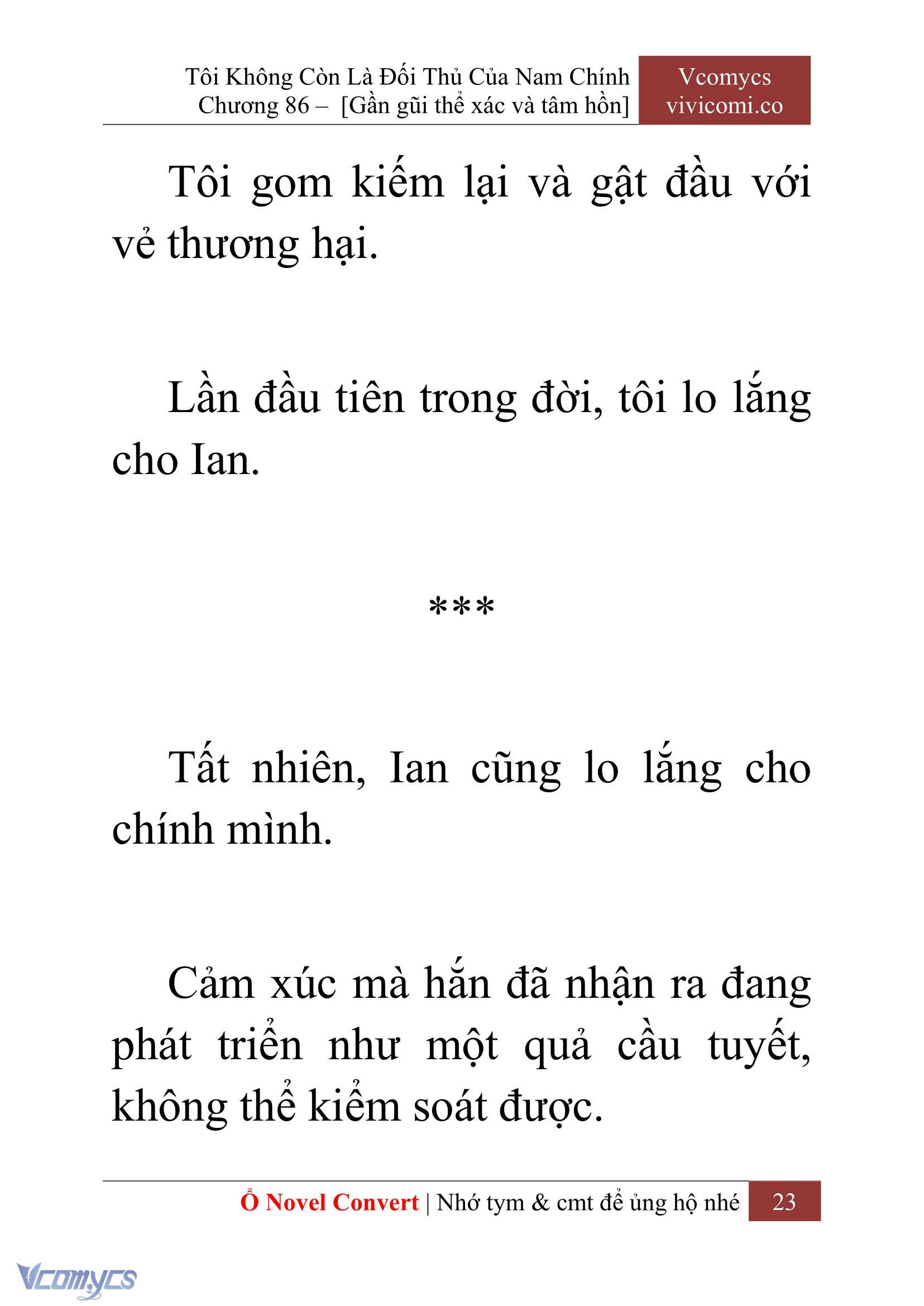 [Novel] Tôi Không Còn Là Đối Thủ Của Nam Chính Chapter  86 - 25