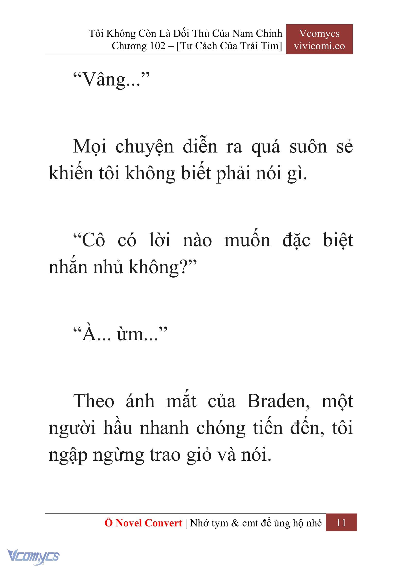 [Novel] Tôi Không Còn Là Đối Thủ Của Nam Chính Chapter  102 - 13