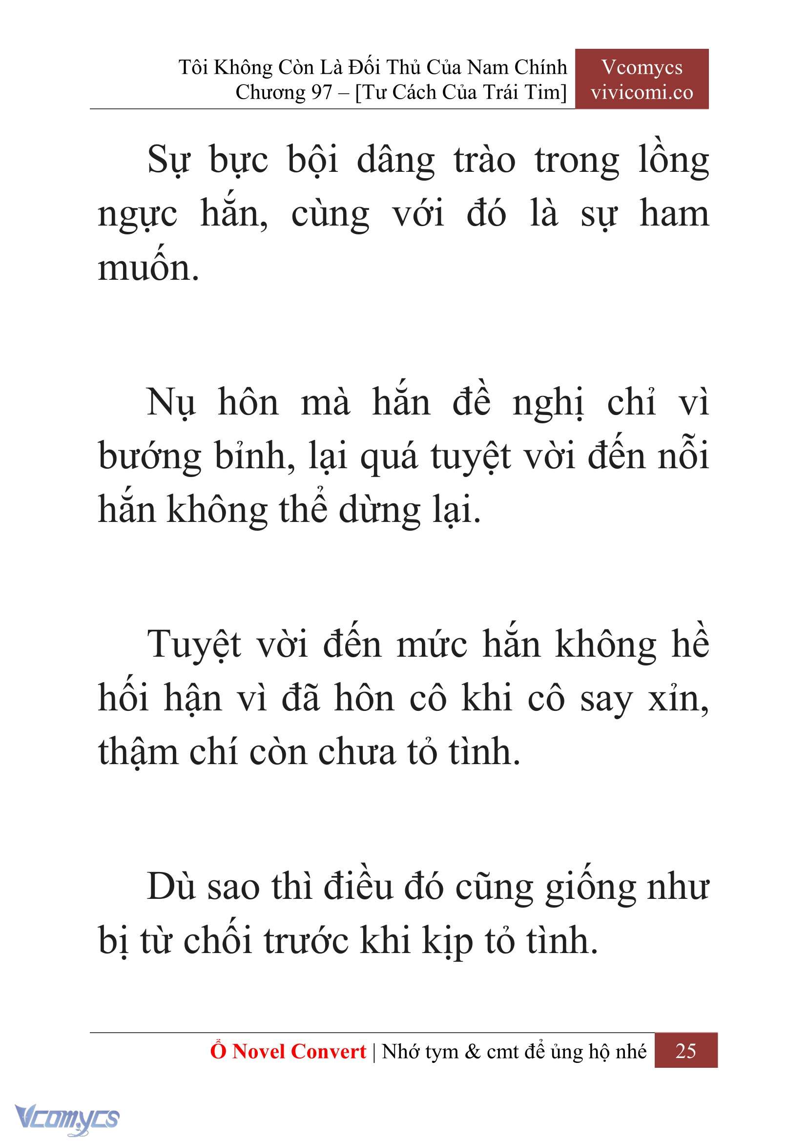 [Novel] Tôi Không Còn Là Đối Thủ Của Nam Chính Chapter  97 - 27