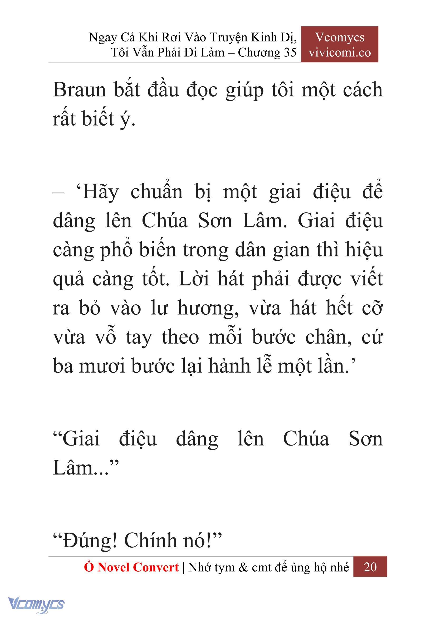 [Novel] Ngay Cả Khi Rơi Vào Truyện Kinh Dị, Tôi Vẫn Phải Đi Làm Chapter  35 - 22