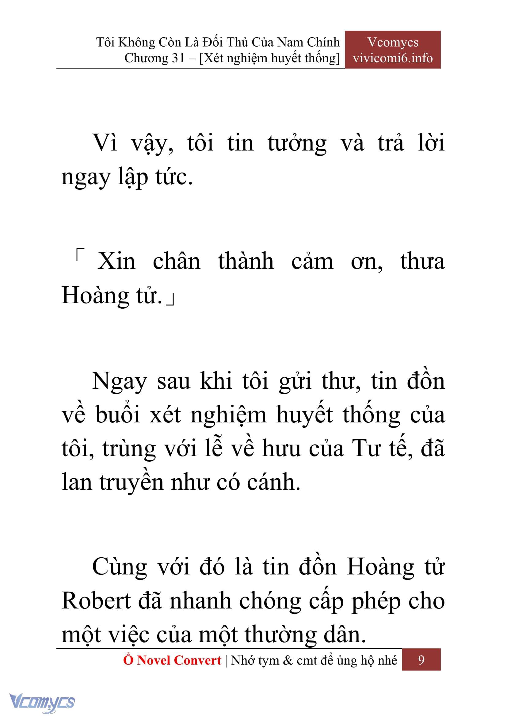 [Novel] Tôi Không Còn Là Đối Thủ Của Nam Chính Chapter  31 - 11