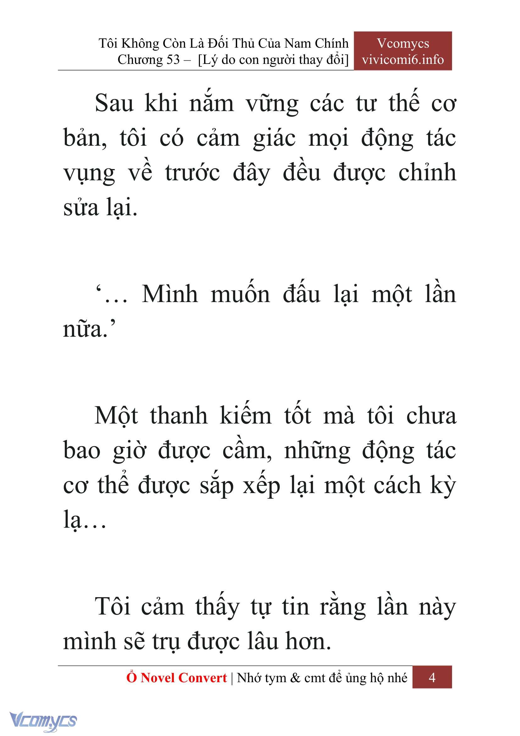 [Novel] Tôi Không Còn Là Đối Thủ Của Nam Chính Chapter  53 - 6