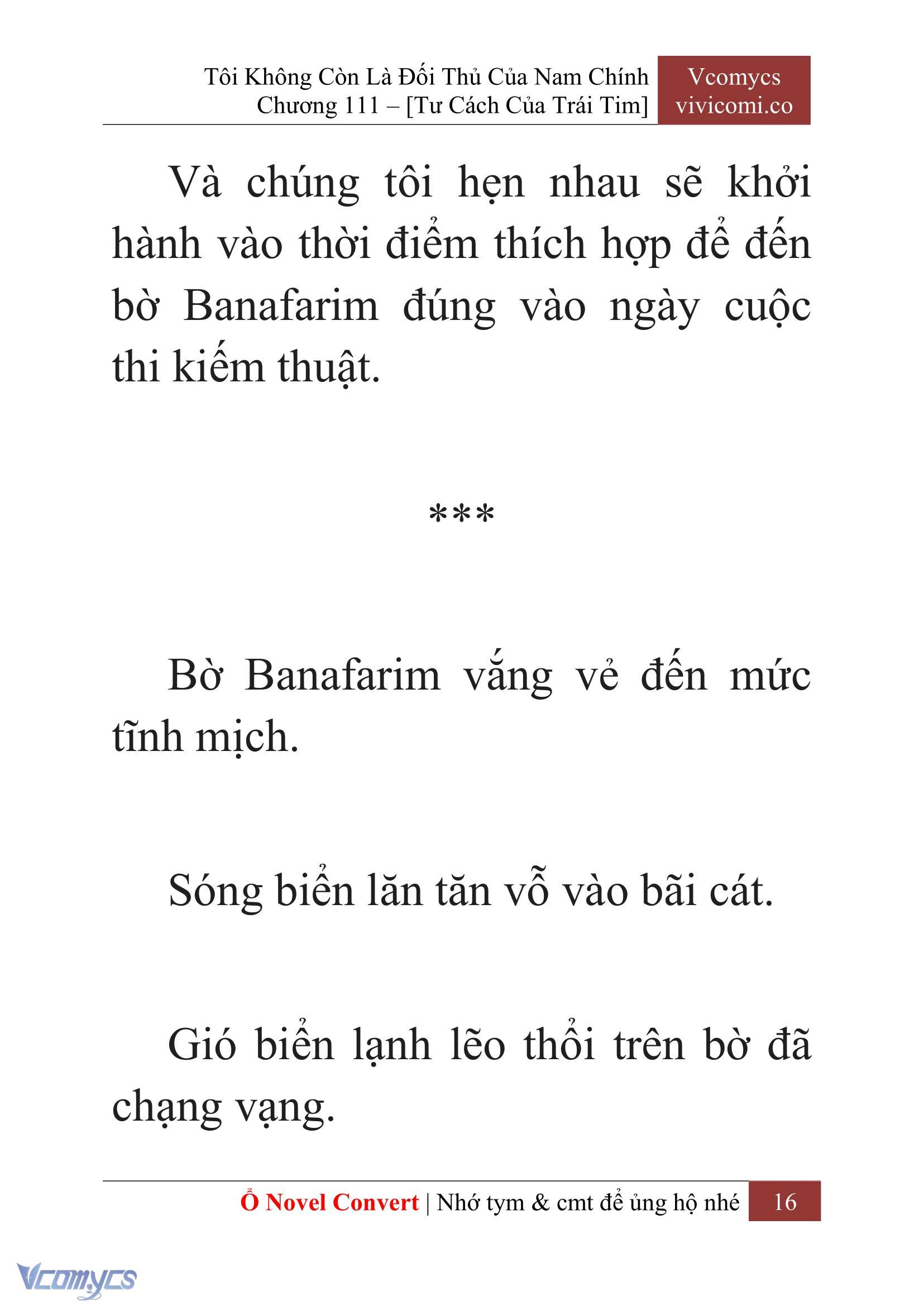 [Novel] Tôi Không Còn Là Đối Thủ Của Nam Chính Chapter  111 - 18