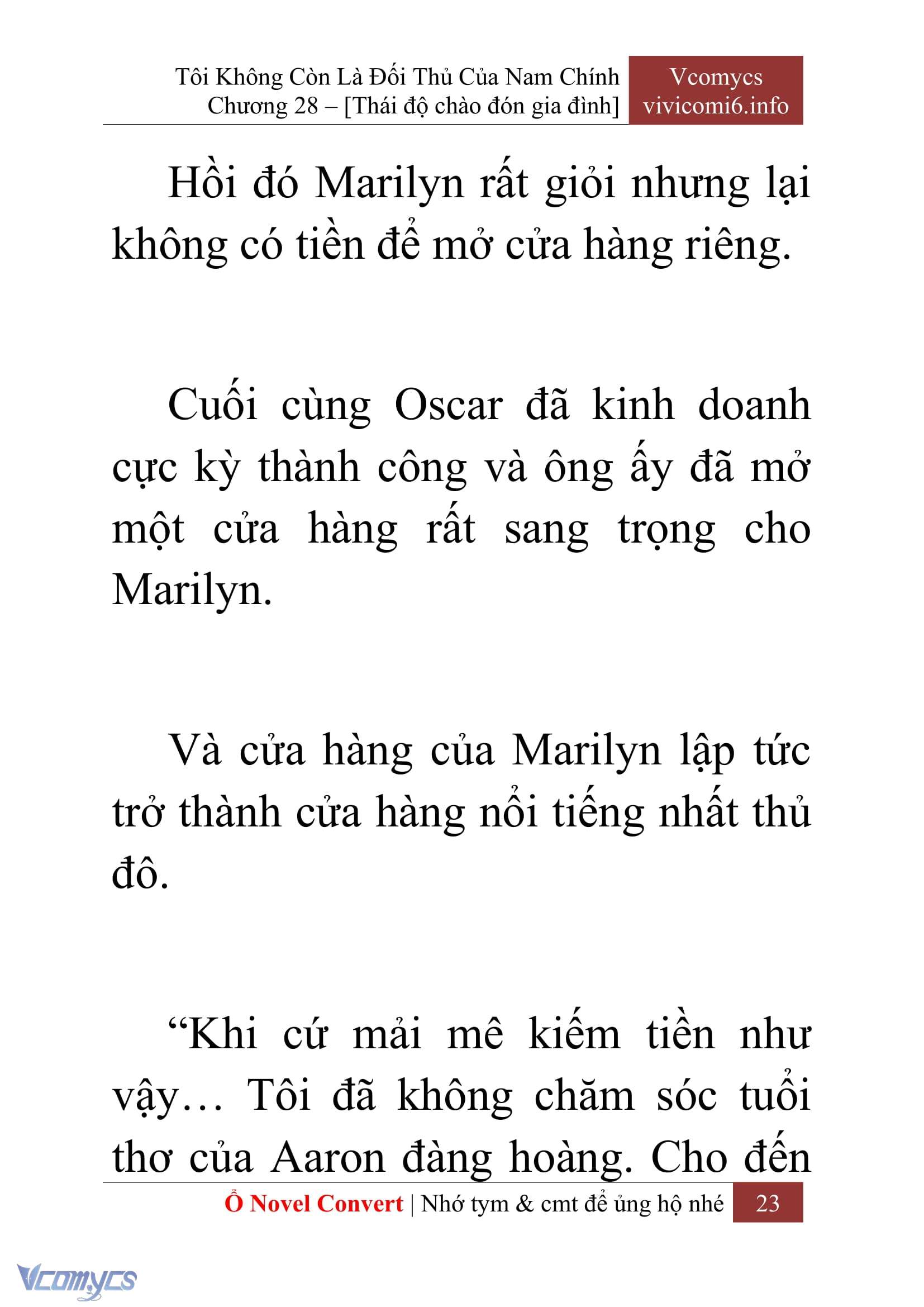 [Novel] Tôi Không Còn Là Đối Thủ Của Nam Chính Chapter  28 - 25