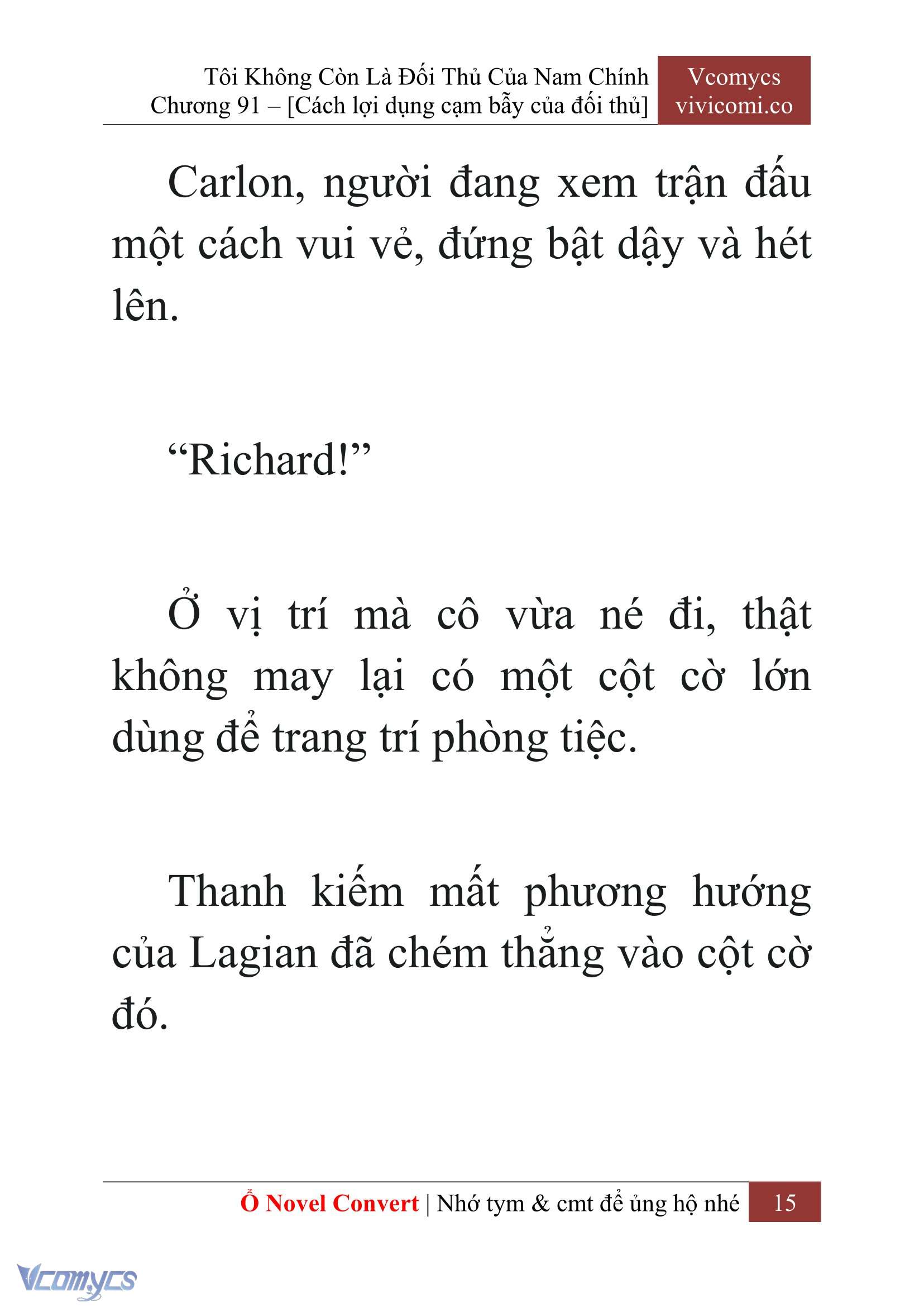 [Novel] Tôi Không Còn Là Đối Thủ Của Nam Chính Chapter  91 - 17