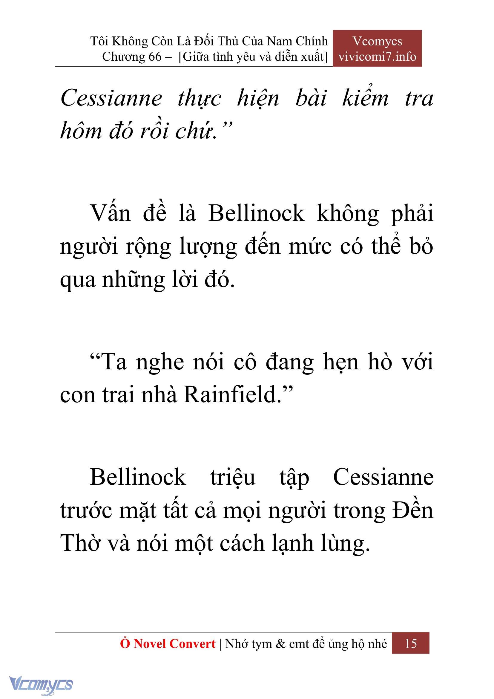 [Novel] Tôi Không Còn Là Đối Thủ Của Nam Chính Chapter  66 - 17