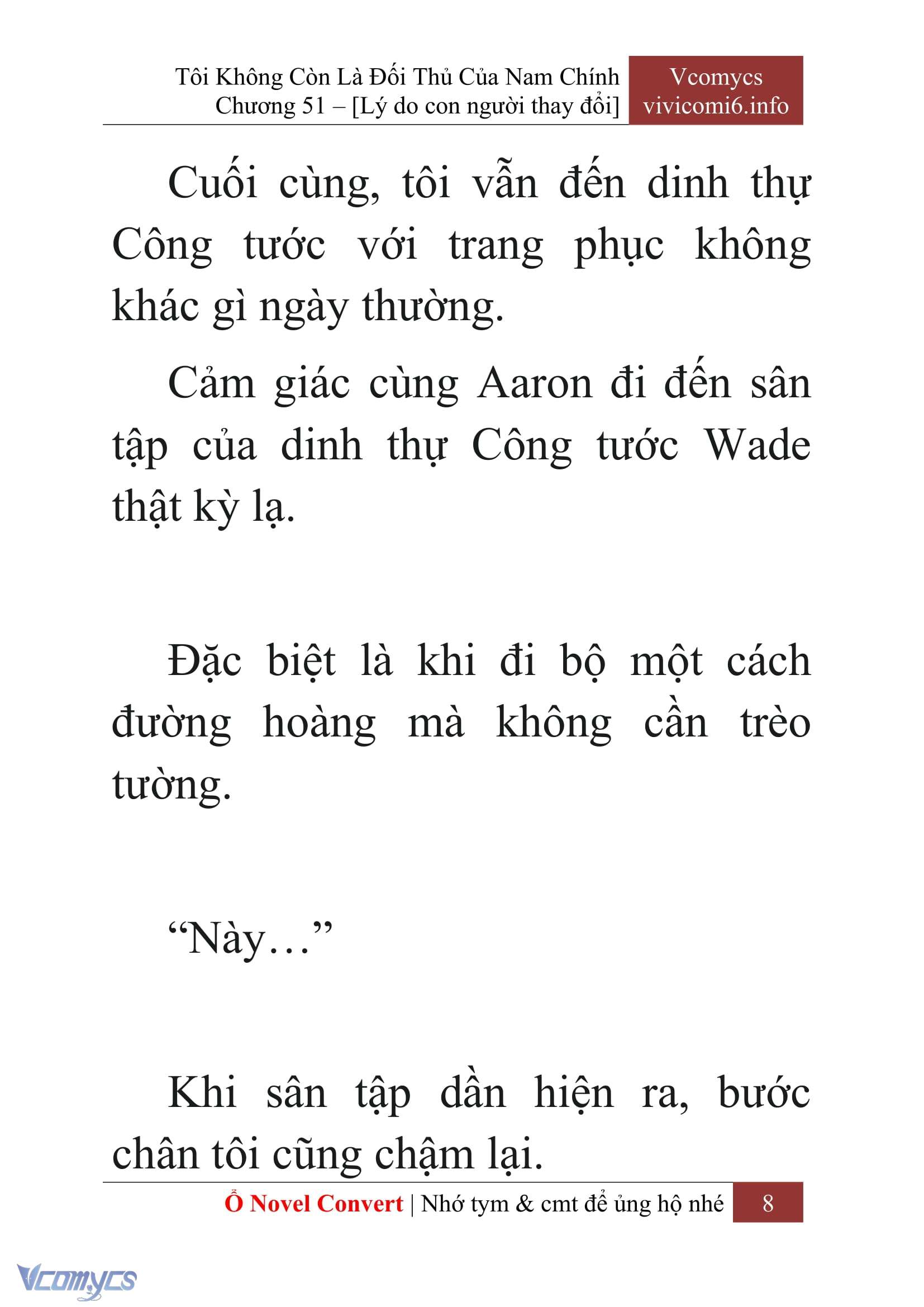[Novel] Tôi Không Còn Là Đối Thủ Của Nam Chính Chapter  51 - 10