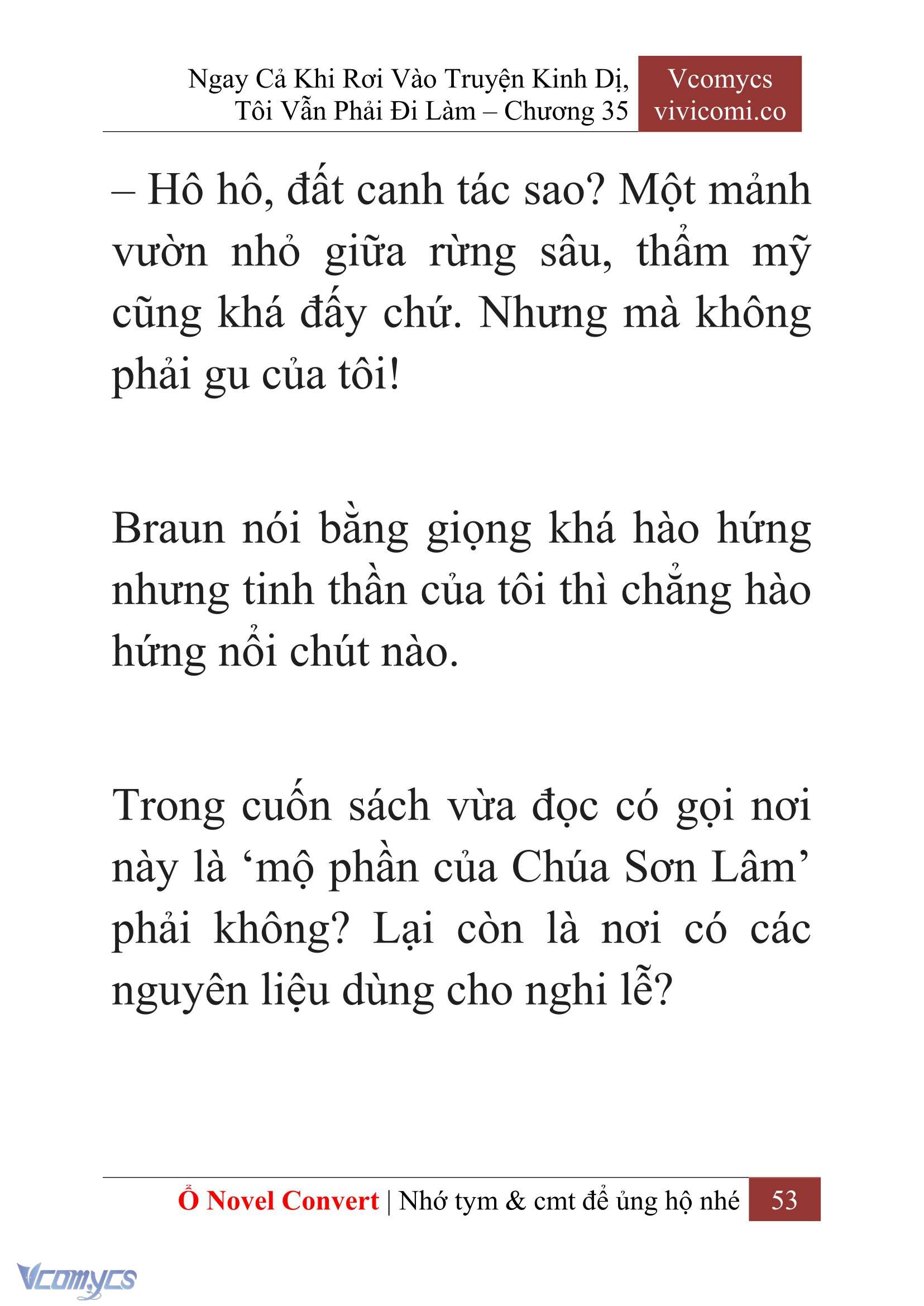 [Novel] Ngay Cả Khi Rơi Vào Truyện Kinh Dị, Tôi Vẫn Phải Đi Làm Chapter  35 - 55