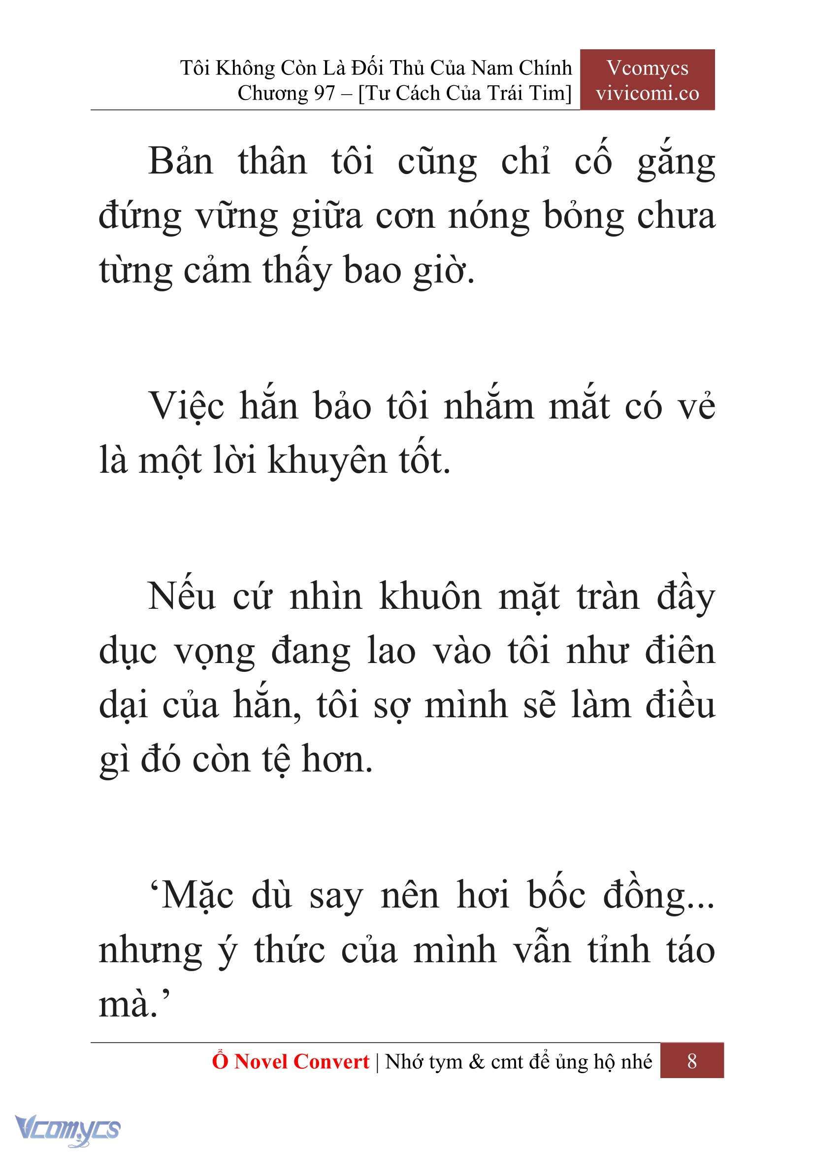 [Novel] Tôi Không Còn Là Đối Thủ Của Nam Chính Chapter  97 - 10