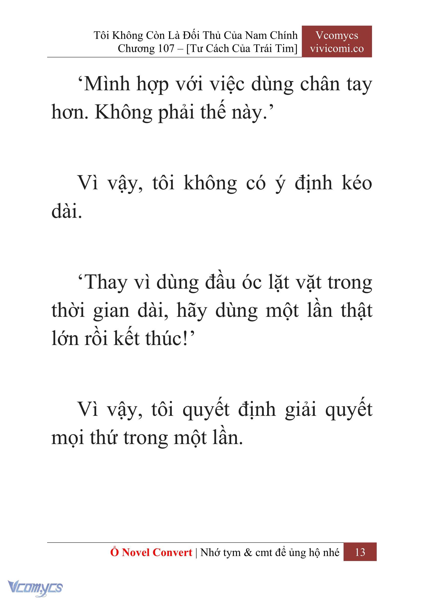 [Novel] Tôi Không Còn Là Đối Thủ Của Nam Chính Chapter  107 - 15