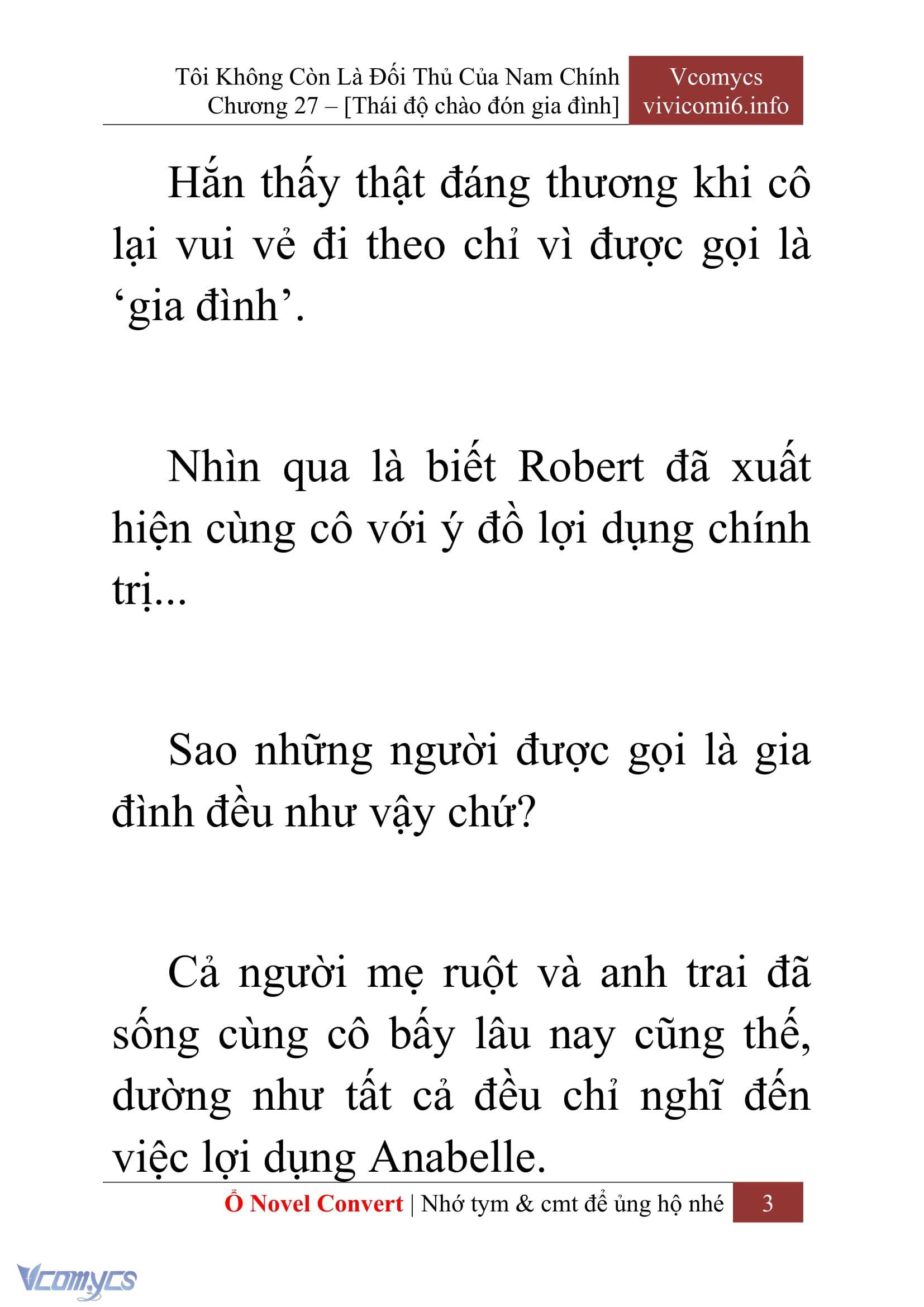 [Novel] Tôi Không Còn Là Đối Thủ Của Nam Chính Chapter  27 - 5