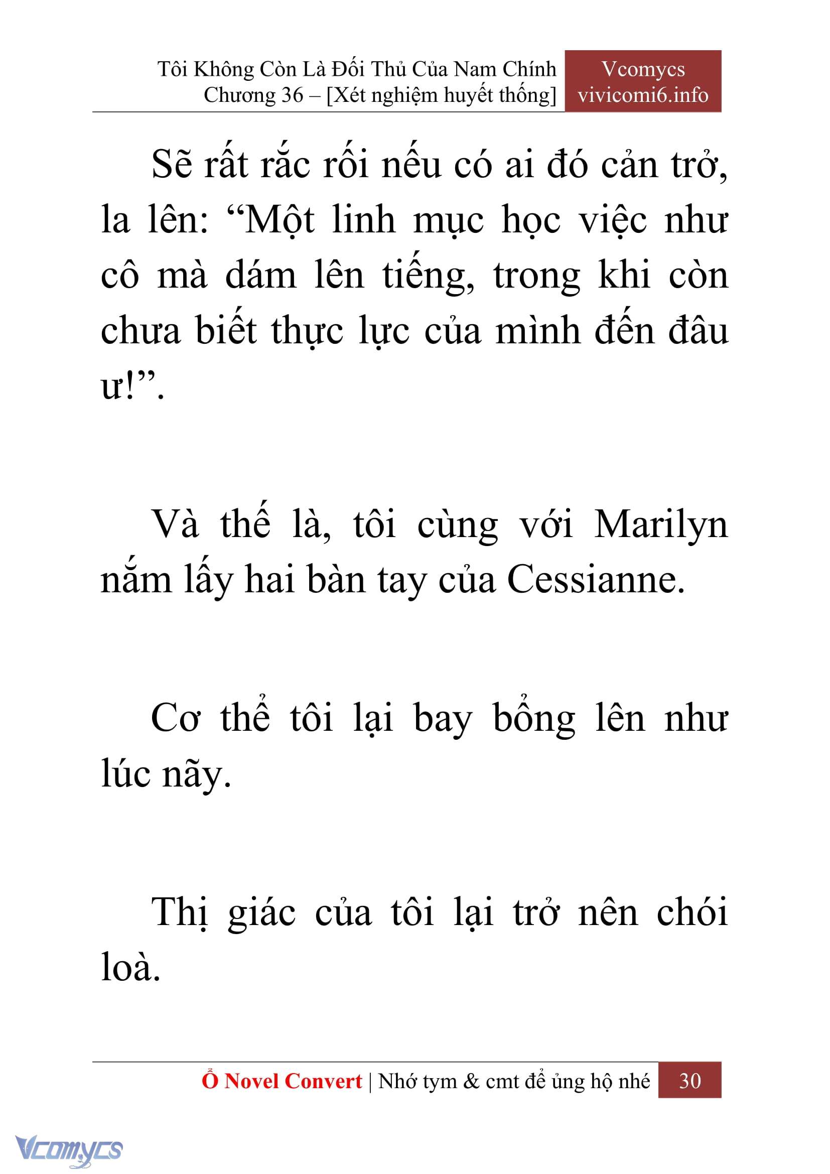 [Novel] Tôi Không Còn Là Đối Thủ Của Nam Chính Chapter  36 - 32