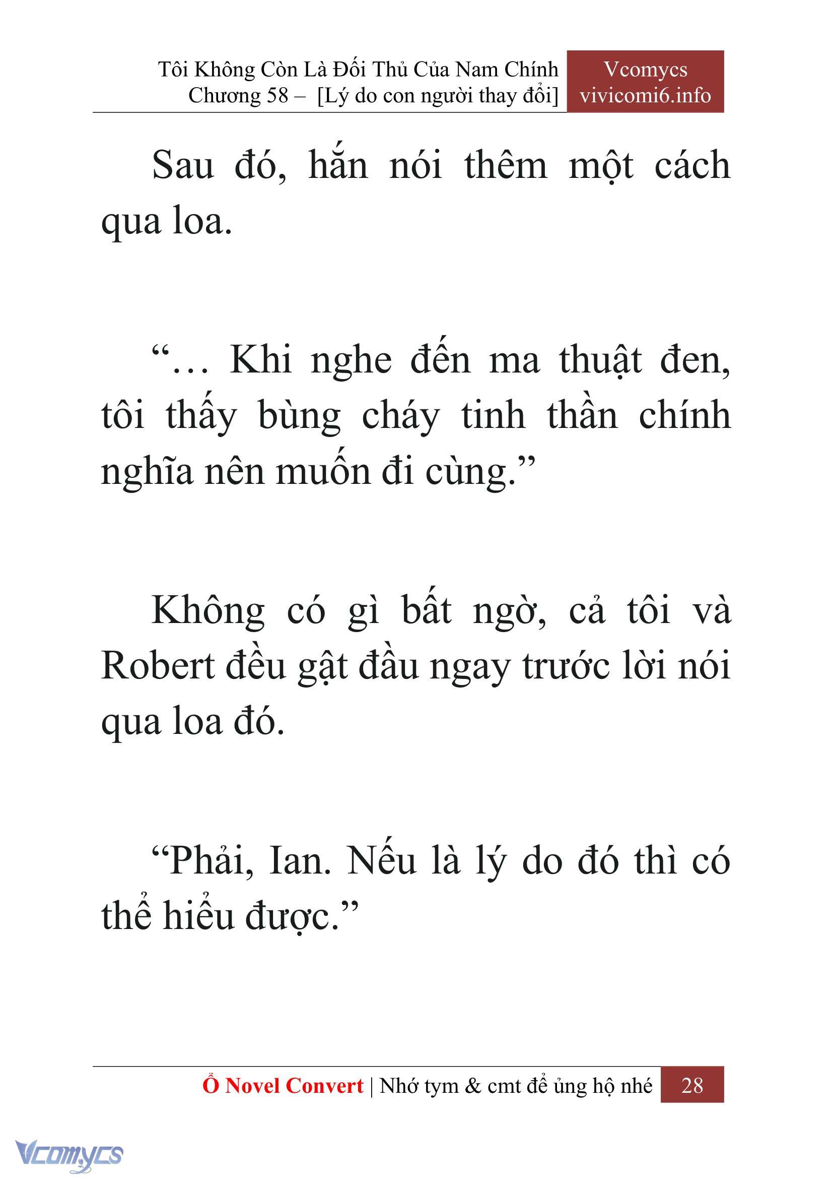 [Novel] Tôi Không Còn Là Đối Thủ Của Nam Chính Chapter  58 - 30