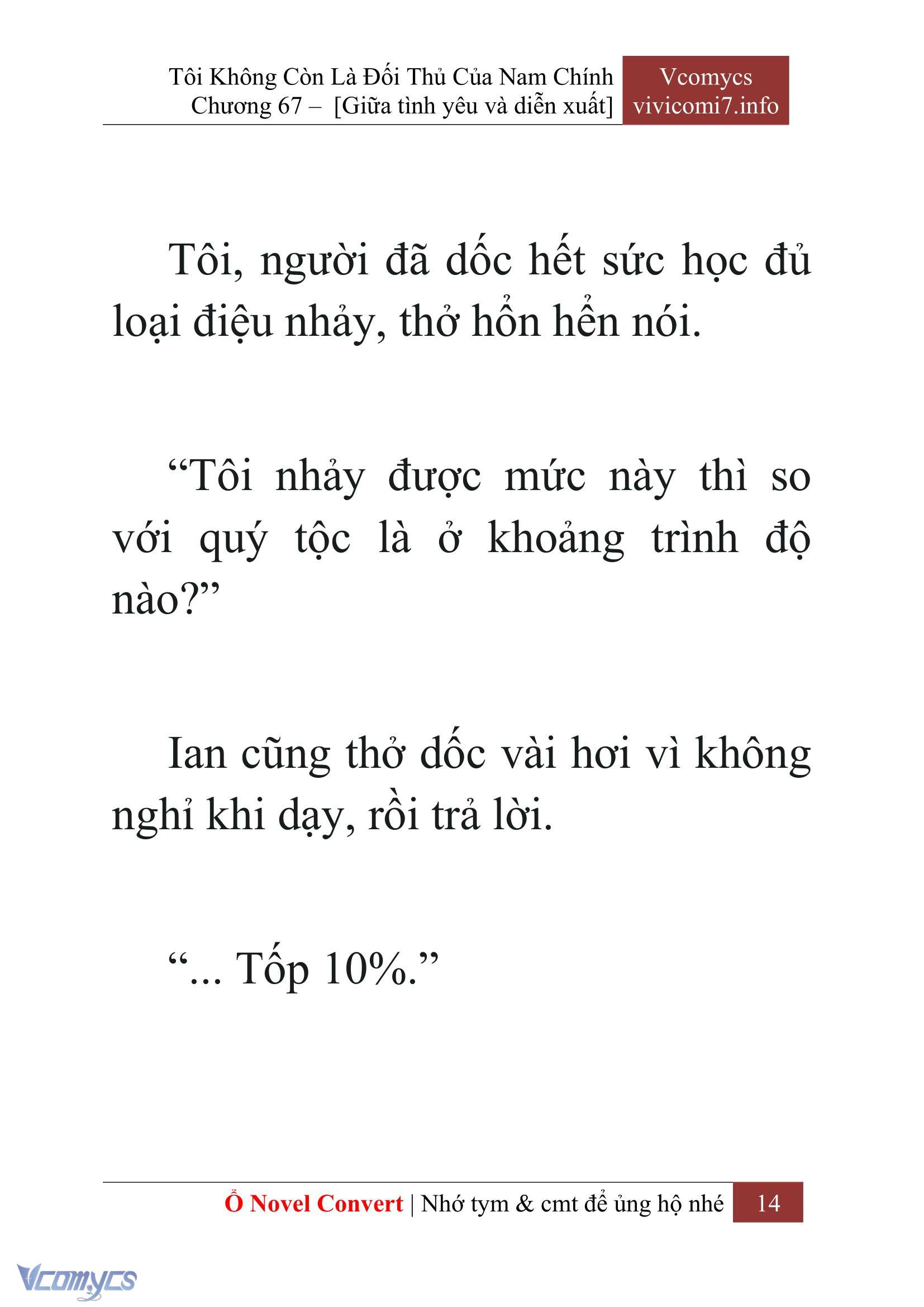 [Novel] Tôi Không Còn Là Đối Thủ Của Nam Chính Chapter  67 - 16