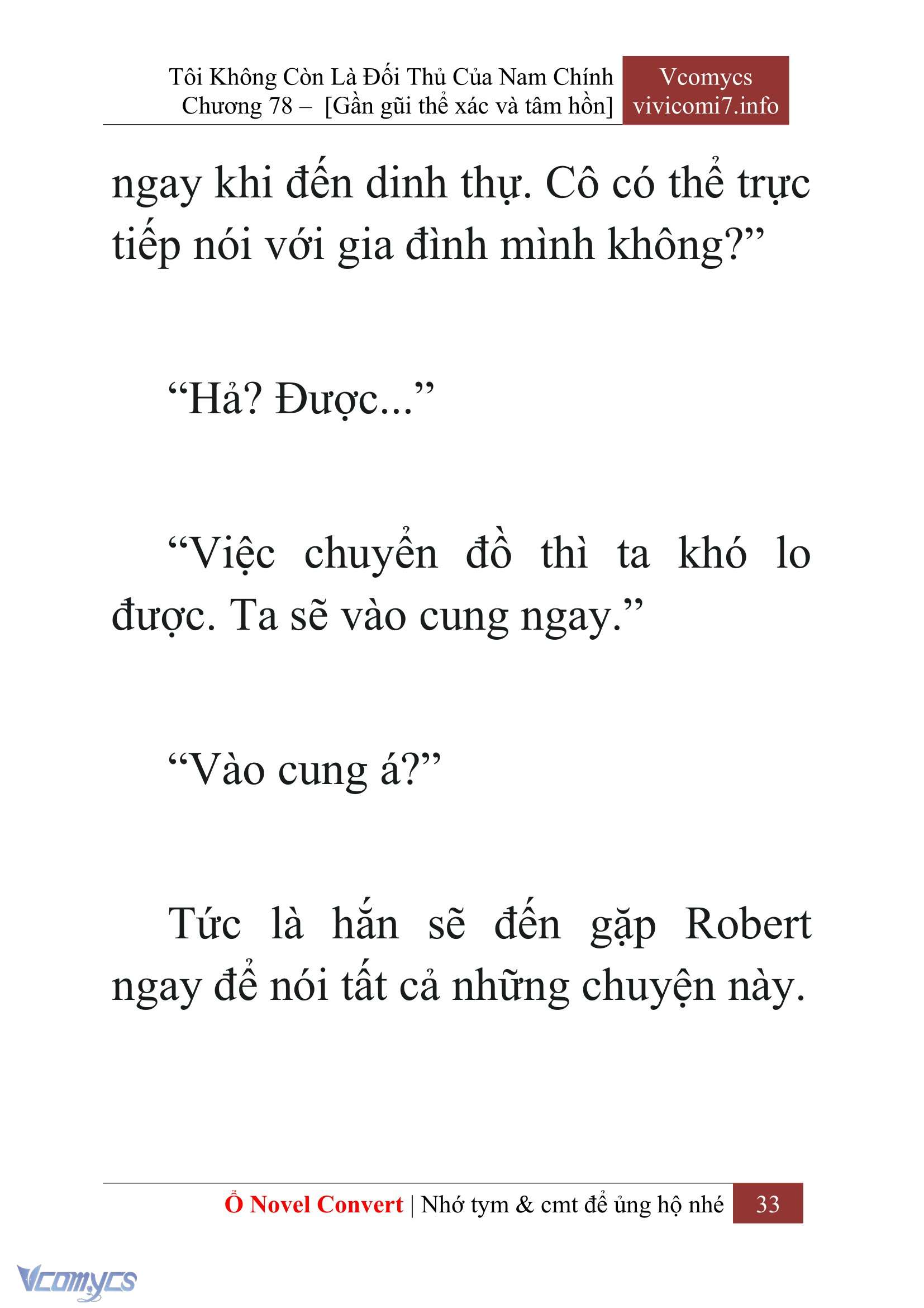 [Novel] Tôi Không Còn Là Đối Thủ Của Nam Chính Chapter  78 - 35